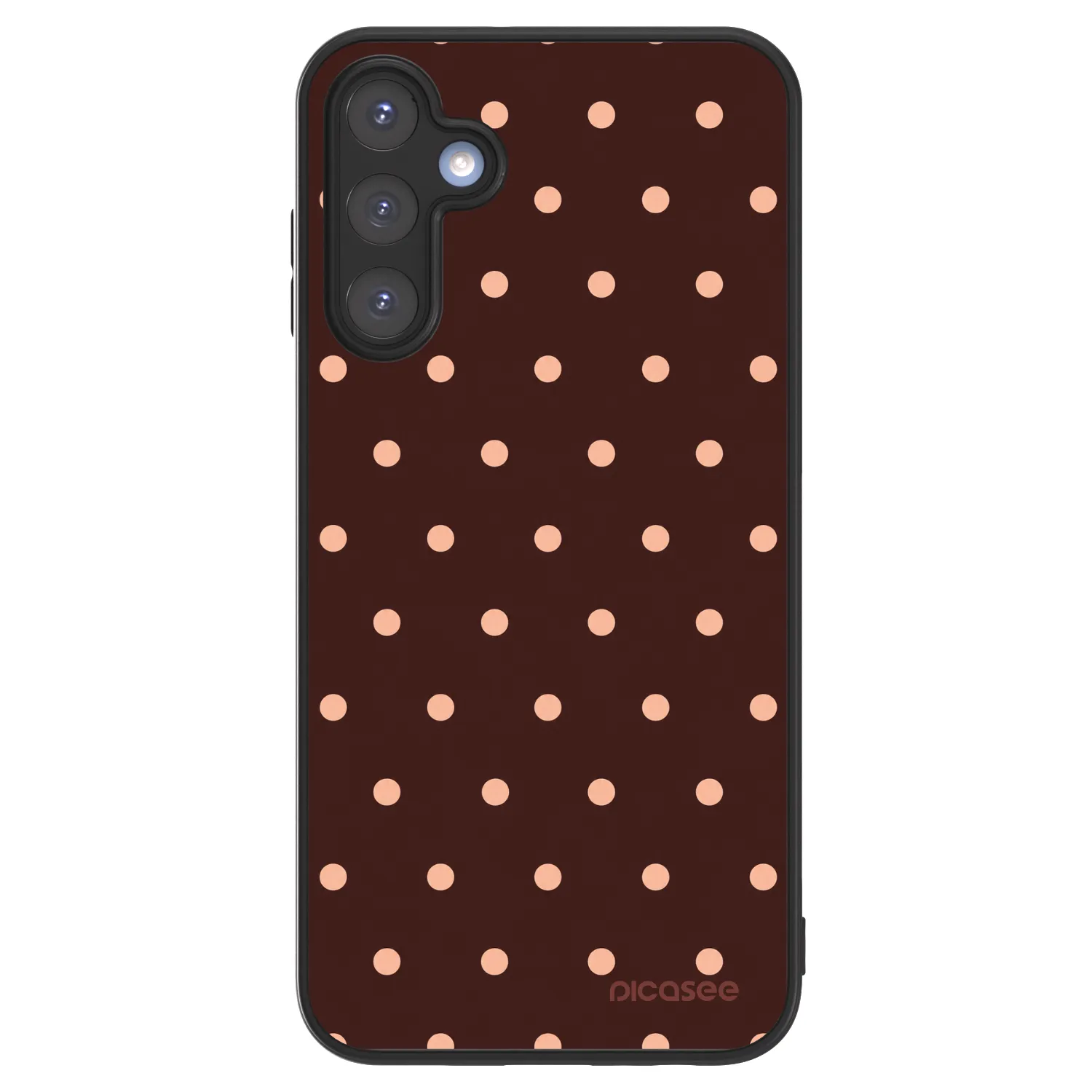 Picasee ULTIMATE CASE pro Samsung Galaxy A15 A156B 5G - Peach Dots & Chocolate