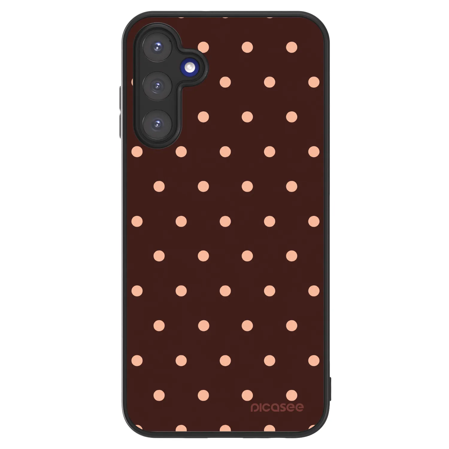 Picasee ULTIMATE CASE pro Samsung Galaxy A15 A155F 4G - Peach Dots & Chocolate