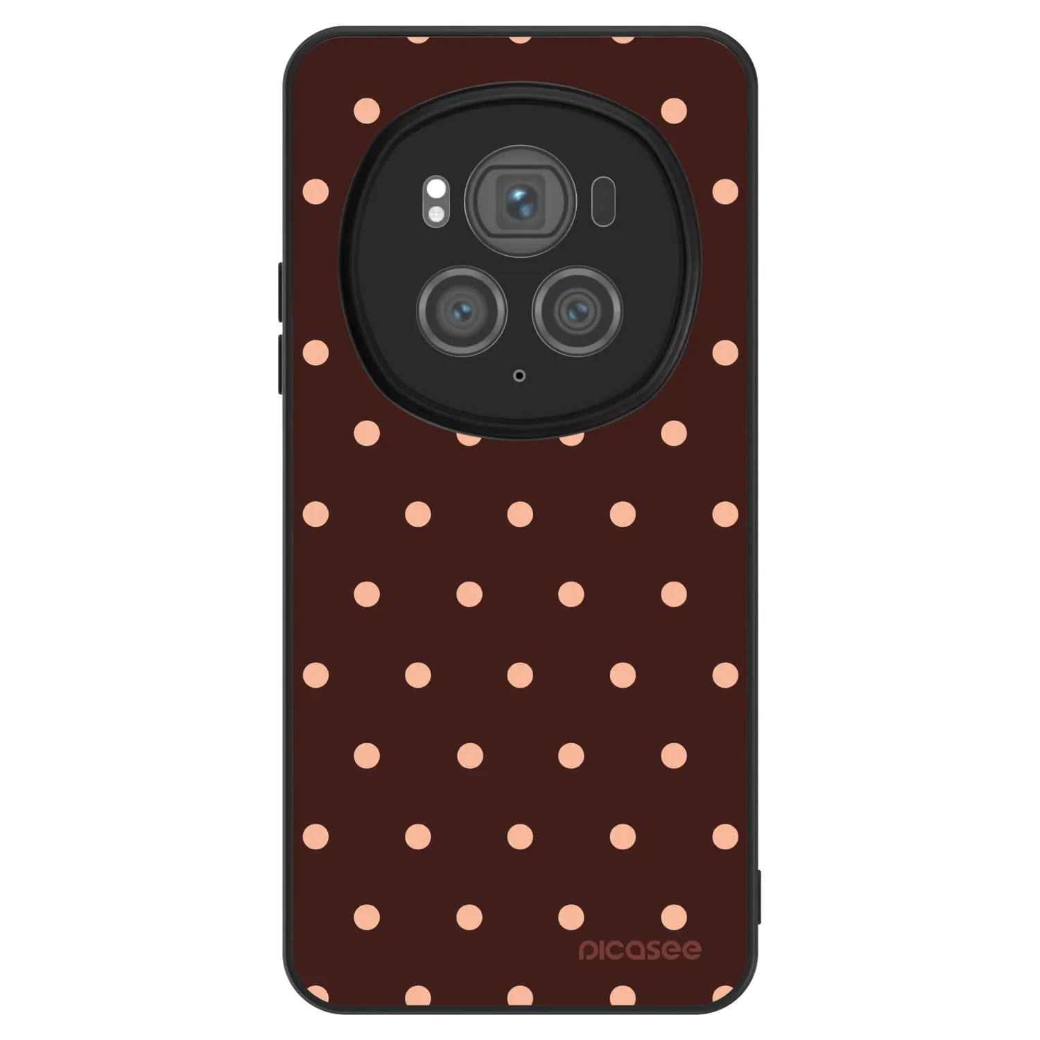 Picasee ULTIMATE CASE pro Honor Magic6 Pro - Peach Dots & Chocolate