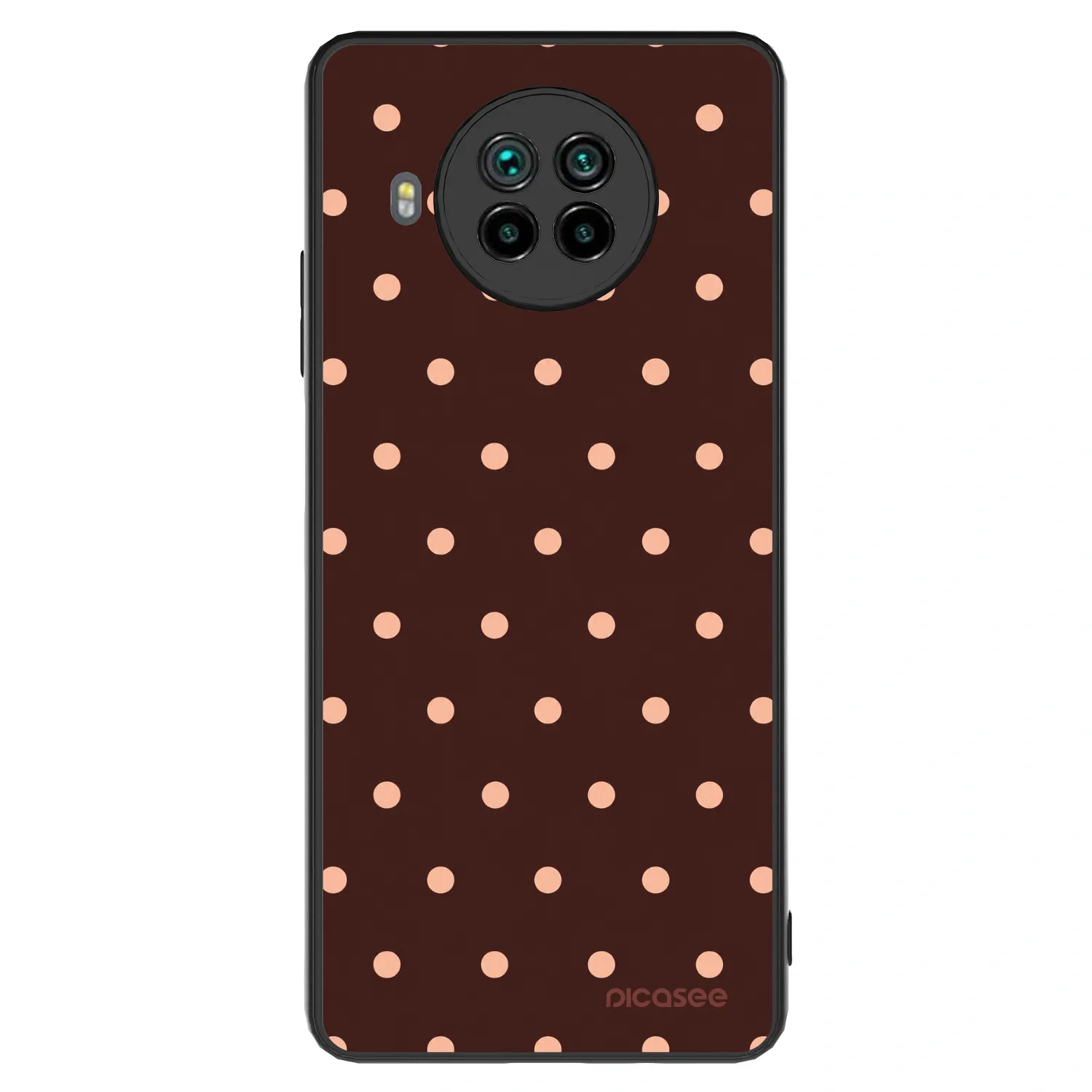 Picasee ULTIMATE CASE pro Xiaomi Mi 10T Lite - Peach Dots & Chocolate