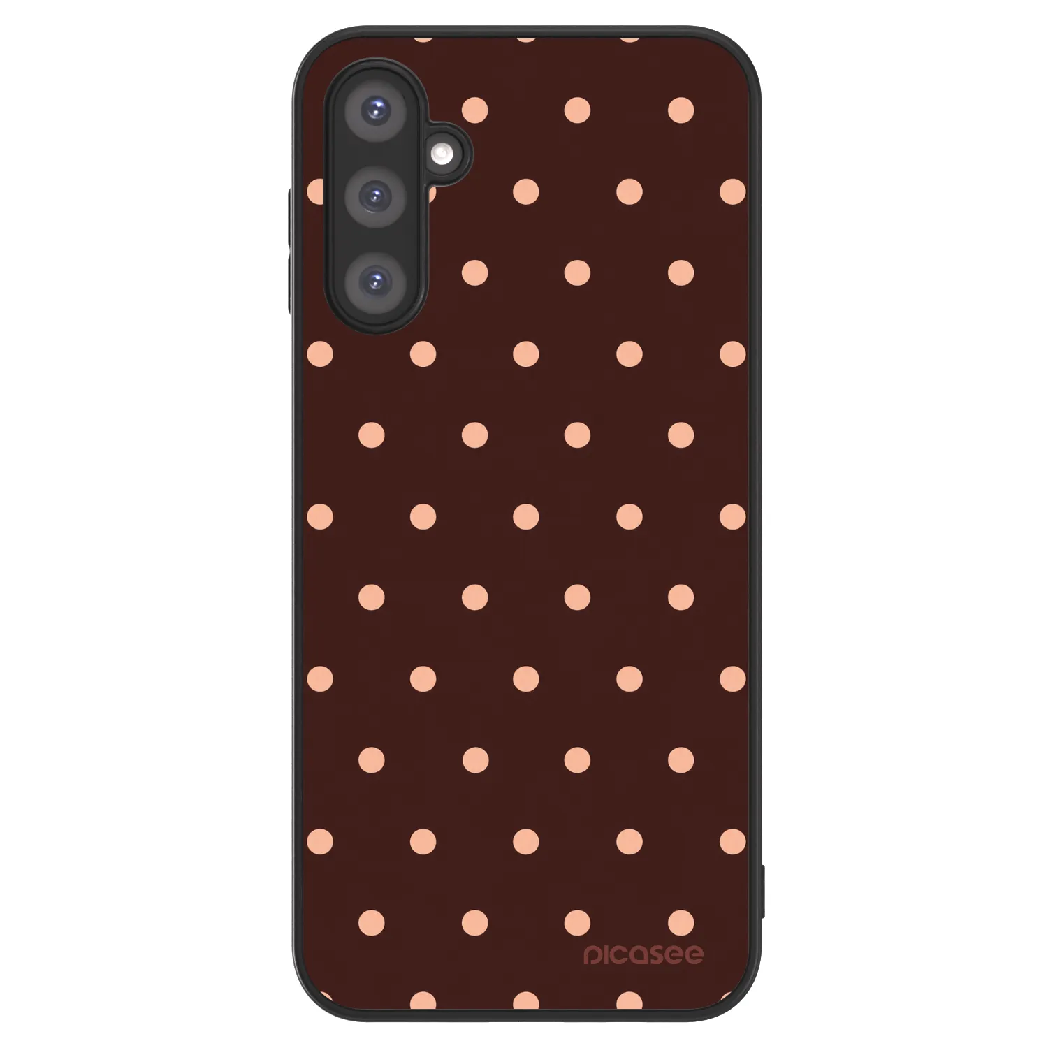 Picasee ULTIMATE CASE pro Samsung Galaxy A05s A057G - Peach Dots & Chocolate