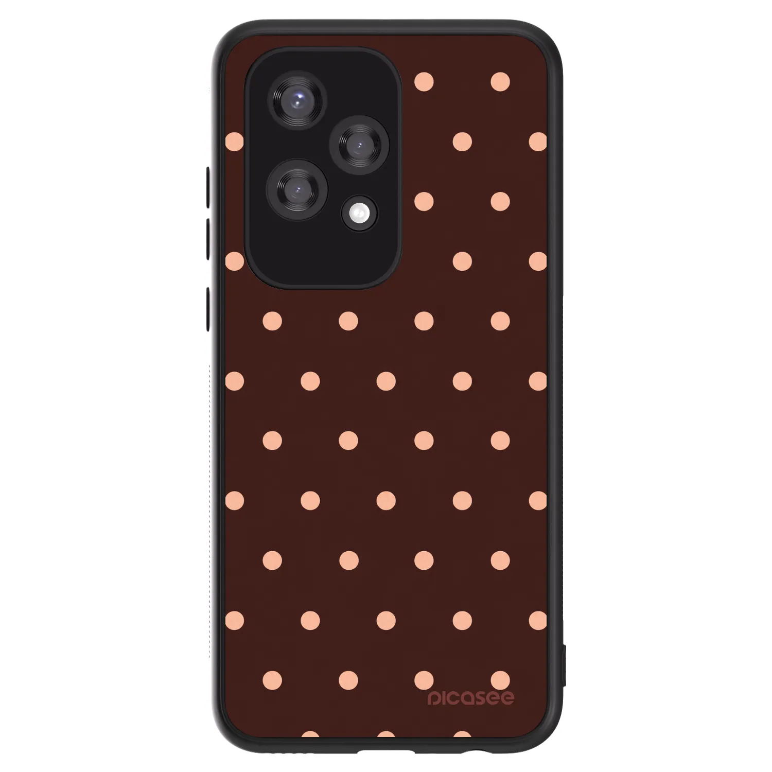 Picasee ULTIMATE CASE pro Honor 200 Lite - Peach Dots & Chocolate