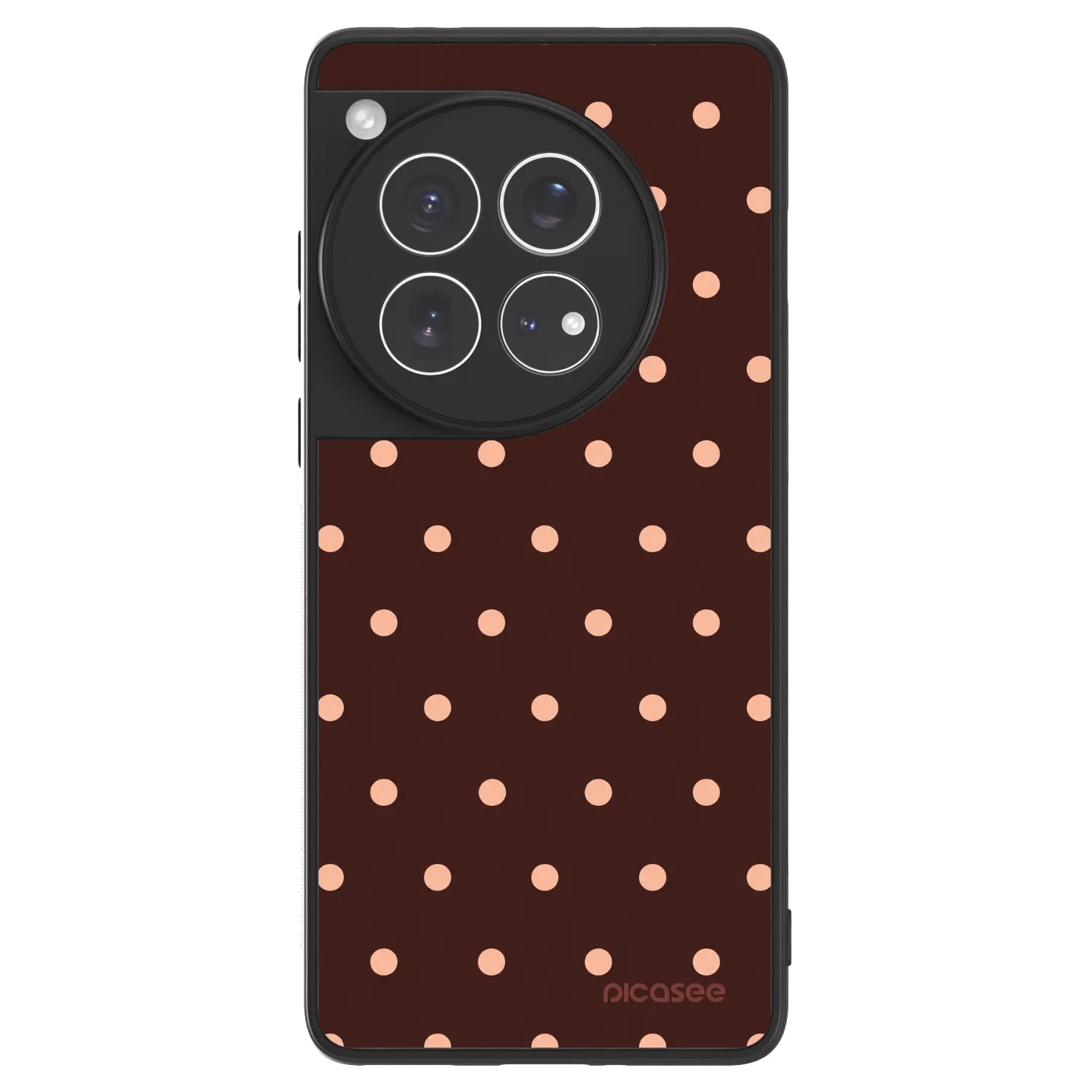 Picasee ULTIMATE CASE pro OnePlus 12 5G - Peach Dots & Chocolate