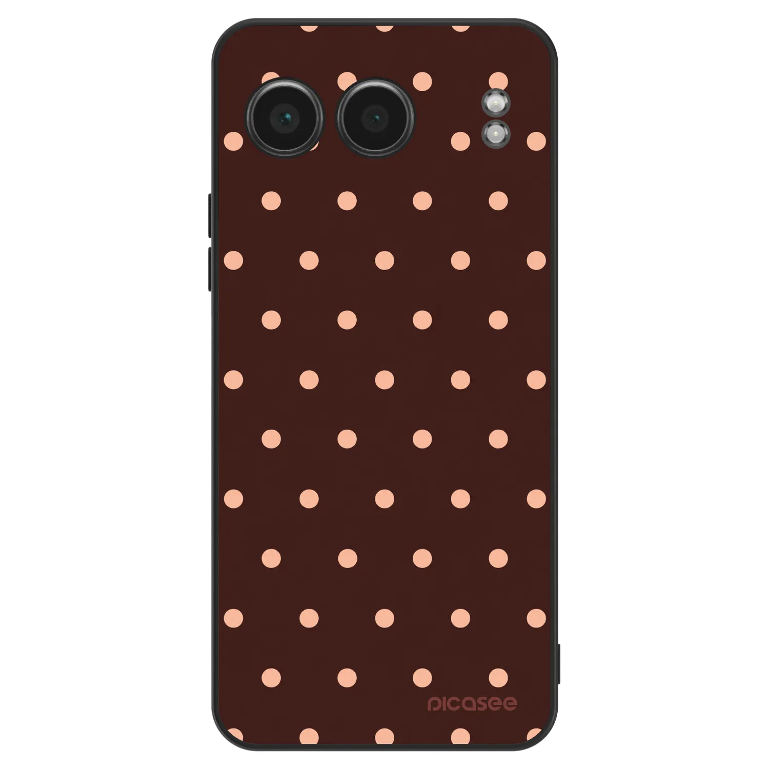 Picasee ULTIMATE CASE pro OnePlus Nord 4 - Peach Dots & Chocolate