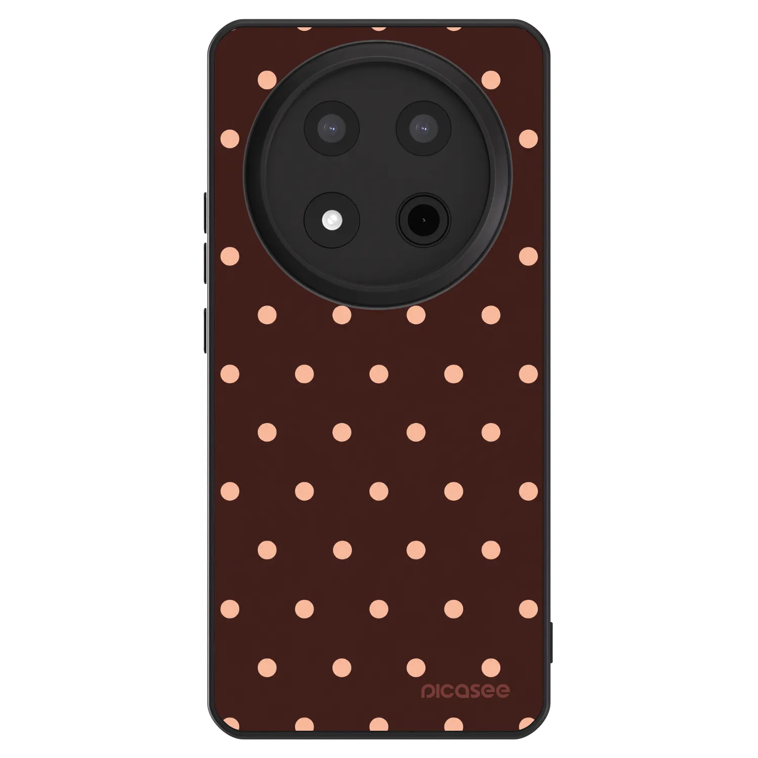 Picasee ULTIMATE CASE pro Honor Magic7 Lite 5G - Peach Dots & Chocolate