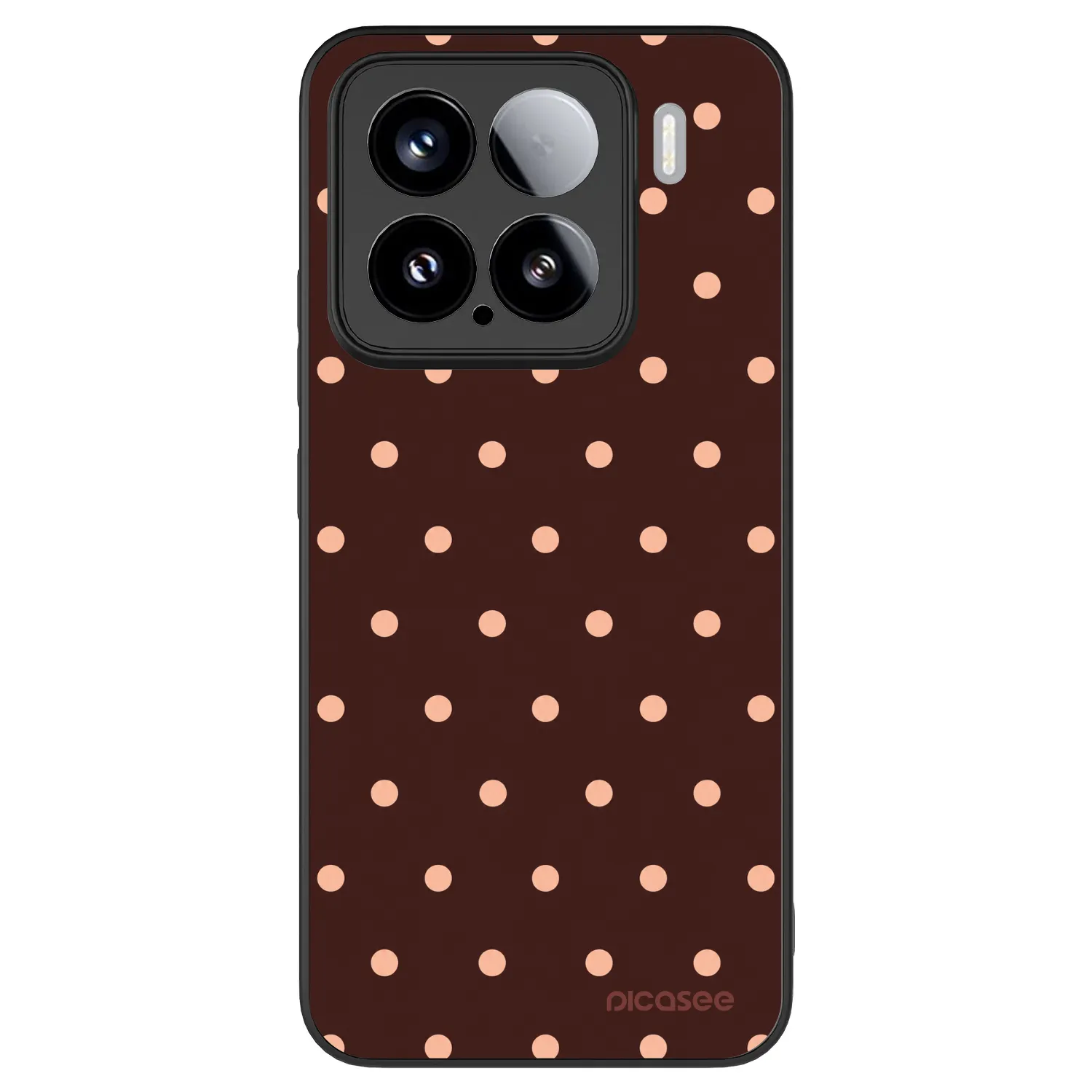 Picasee ULTIMATE CASE pro Xiaomi 15 - Peach Dots & Chocolate