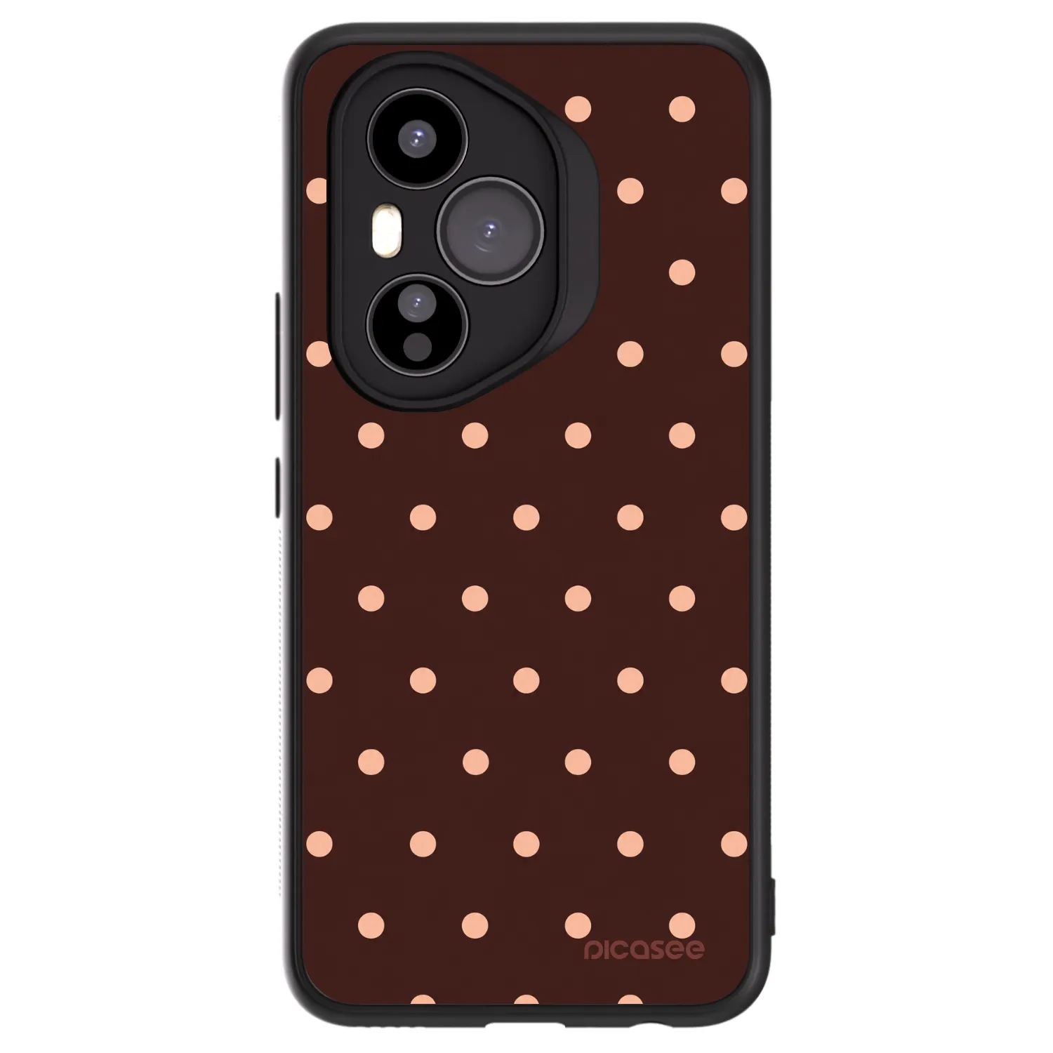 Picasee ULTIMATE CASE pro Honor 400 Pro 5G - Peach Dots & Chocolate