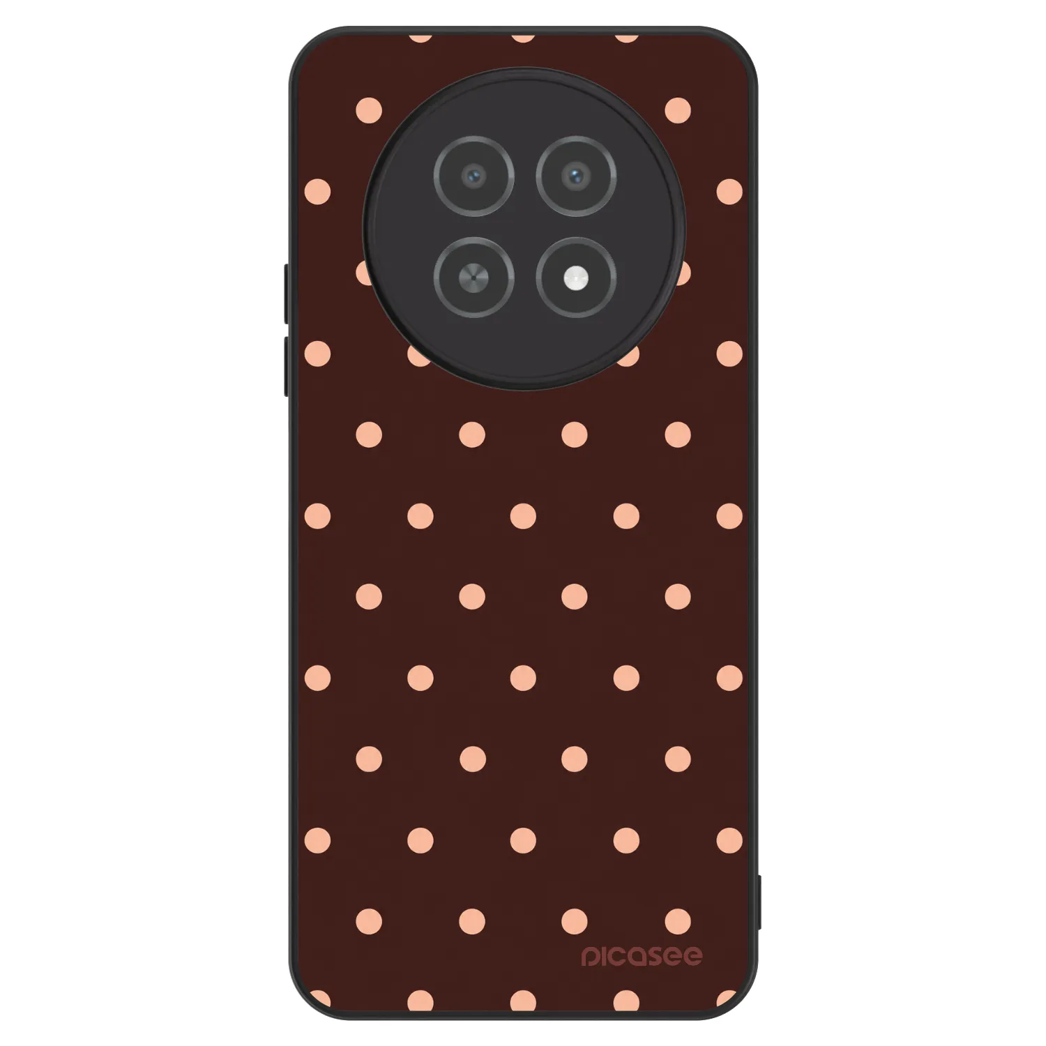 Picasee ULTIMATE CASE pro Realme 12X - Peach Dots & Chocolate