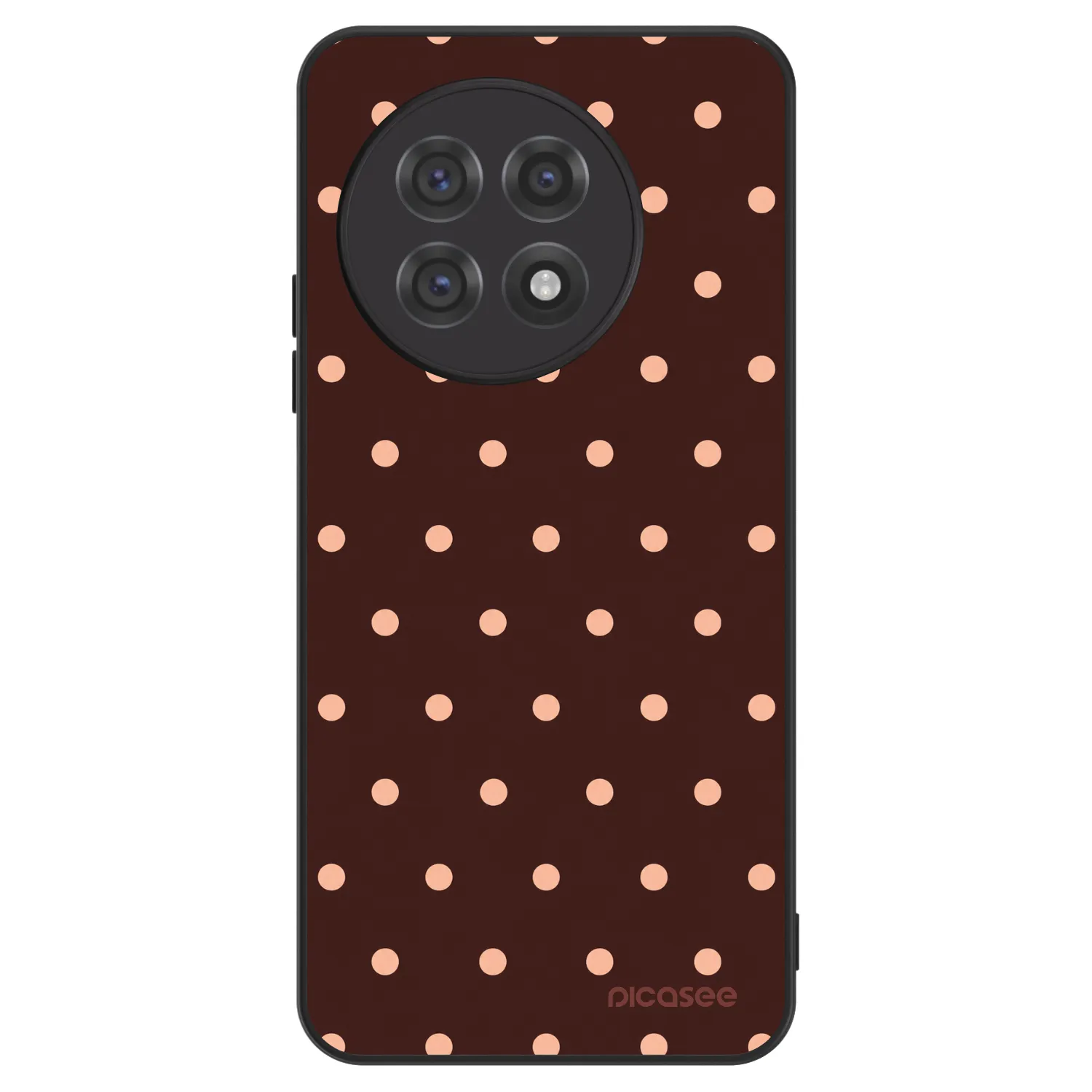 Picasee ULTIMATE CASE pro OnePlus 13R 5G - Peach Dots & Chocolate