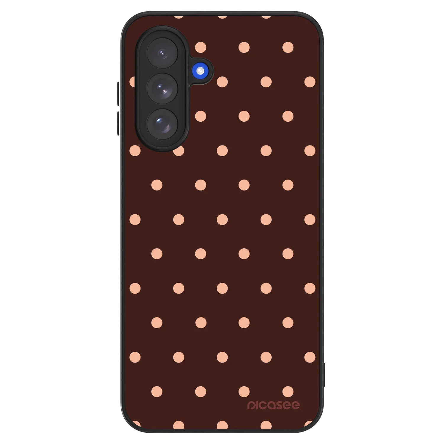 Picasee ULTIMATE CASE pro Samsung Galaxy A17 5G - Peach Dots & Chocolate
