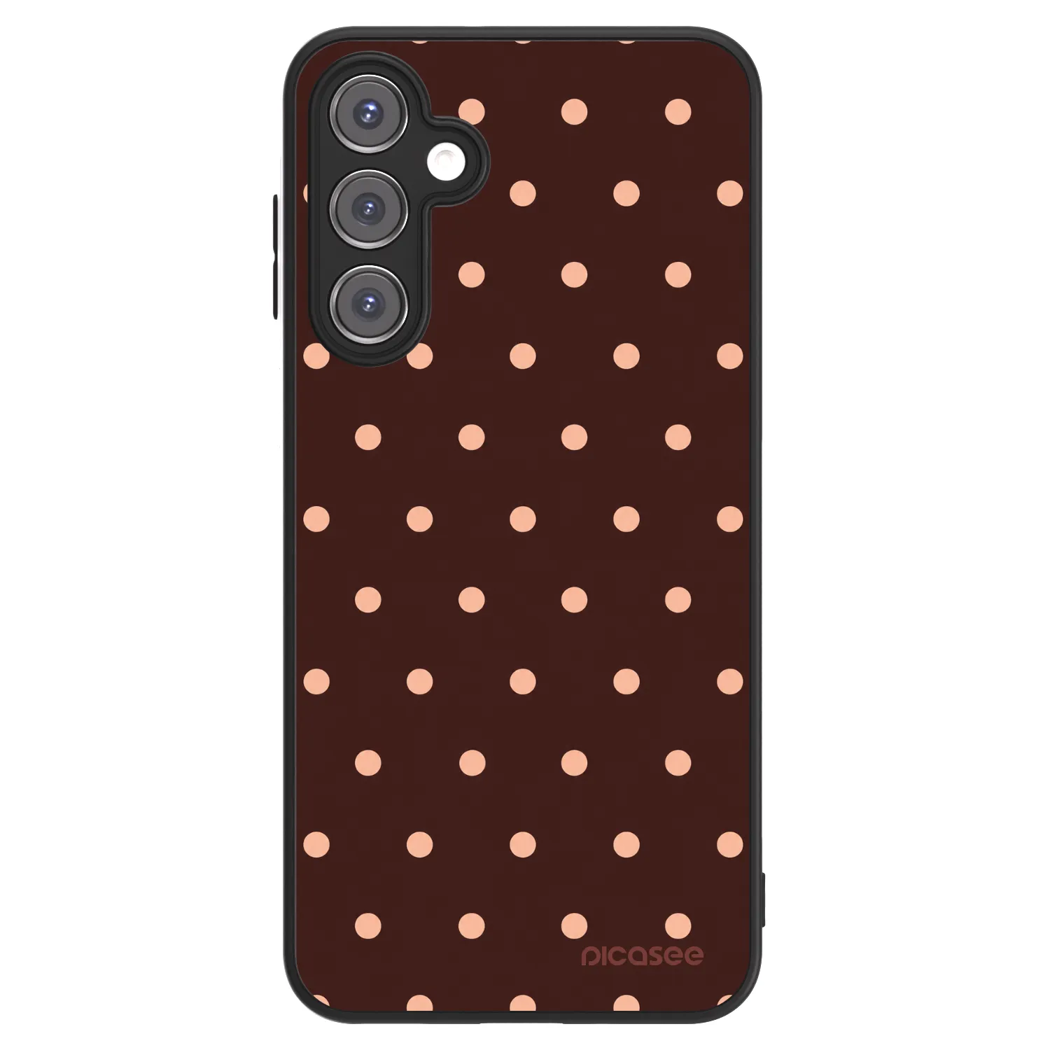Picasee ULTIMATE CASE pro Samsung Galaxy A16 4G - Peach Dots & Chocolate