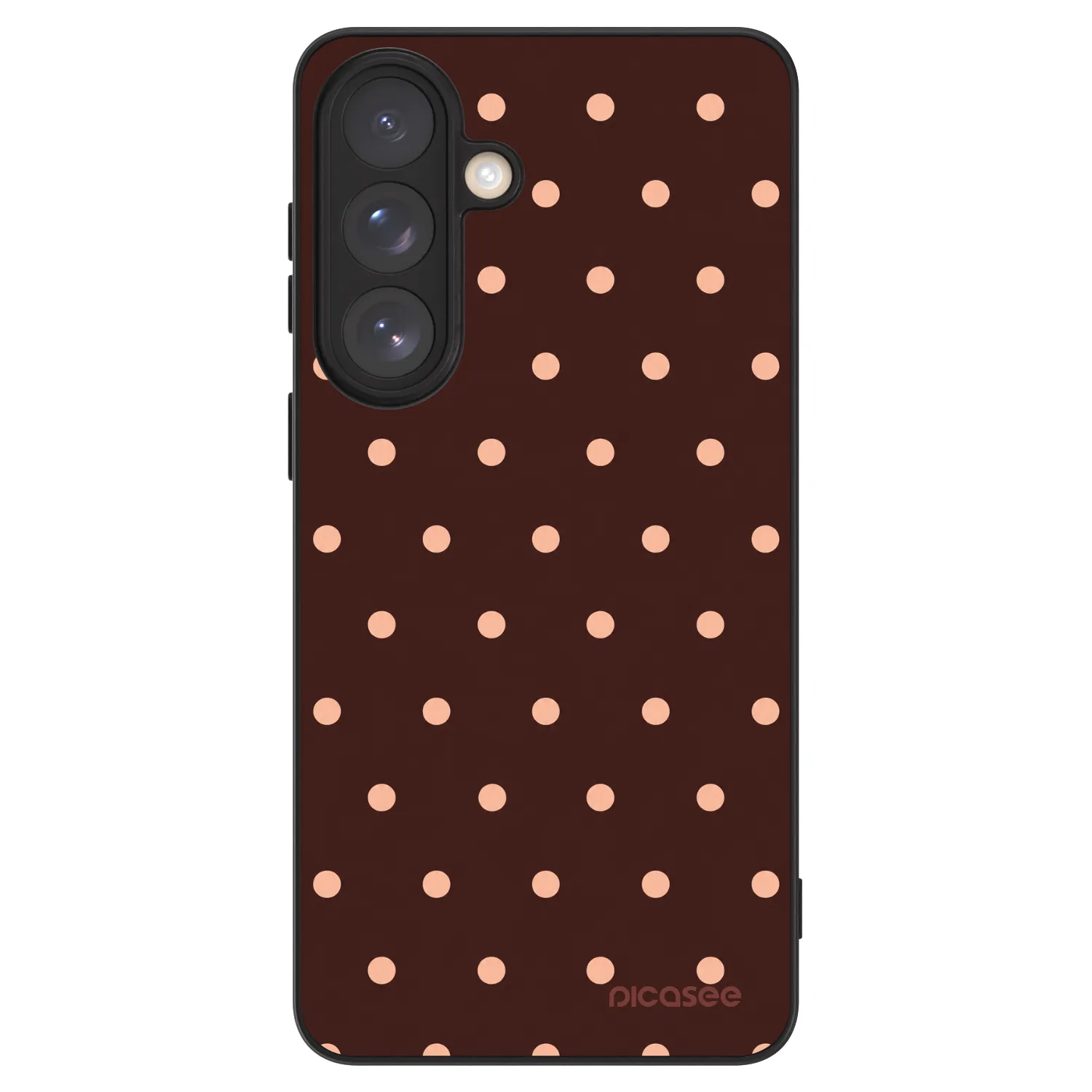 Picasee ULTIMATE CASE PowerShare pro Samsung Galaxy S26+ - Peach Dots & Chocolate