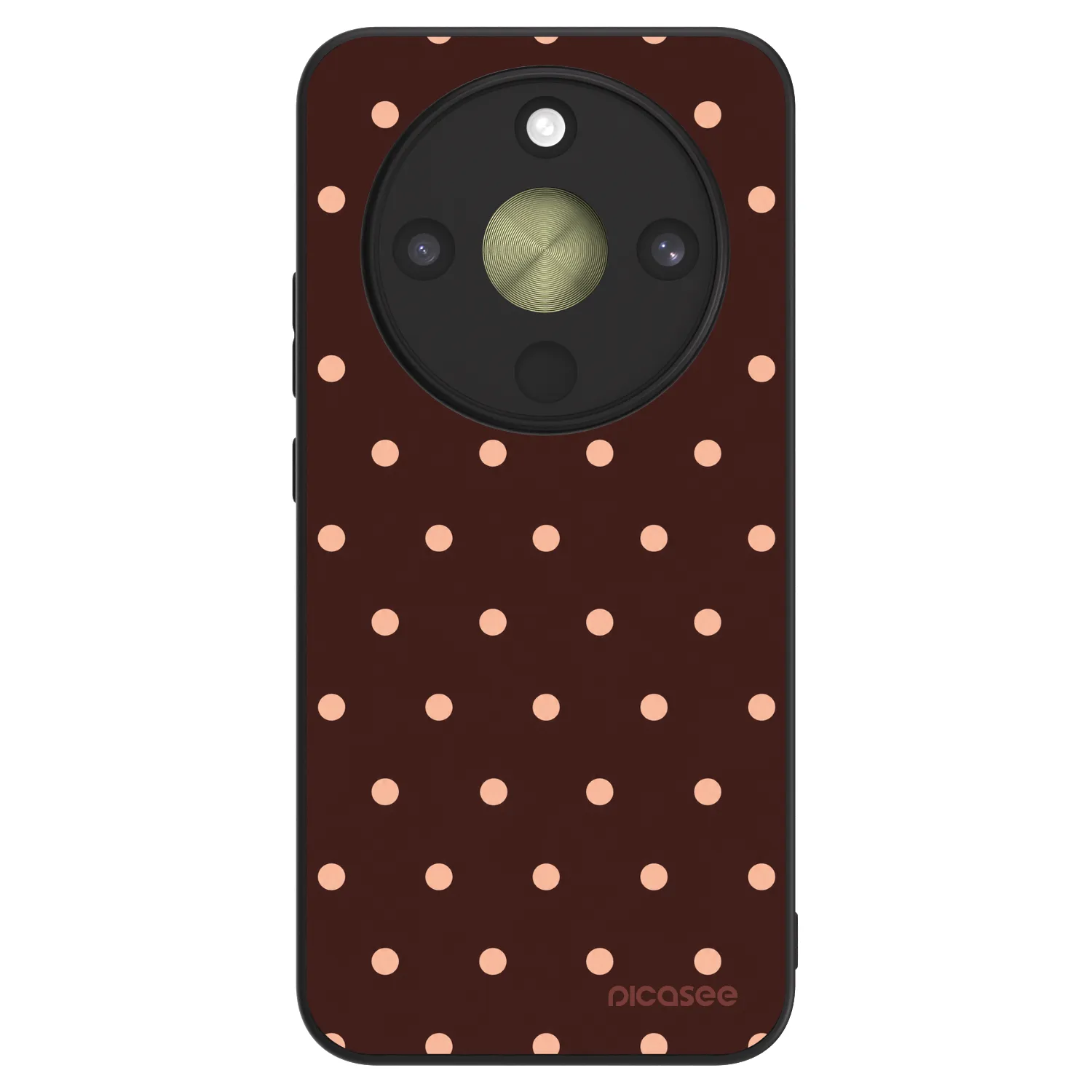 Picasee ULTIMATE CASE pro Honor Magic8 Lite 5G - Peach Dots & Chocolate