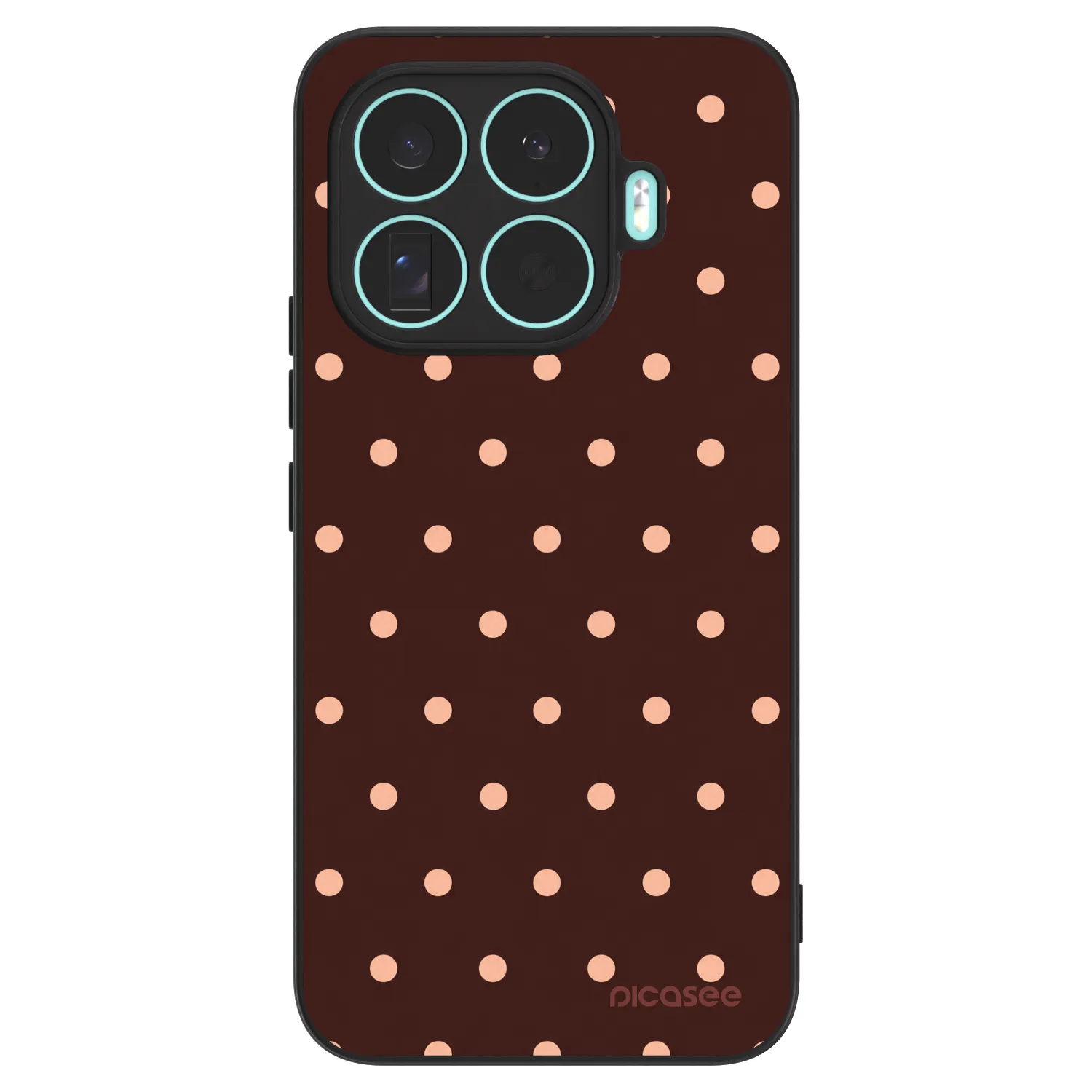 Picasee ULTIMATE CASE pro Xiaomi 17T Pro - Peach Dots & Chocolate