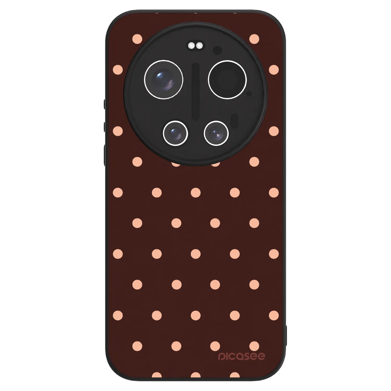 Picasee ULTIMATE CASE PowerShare pro Xiaomi 17 Ultra - Peach Dots & Chocolate
