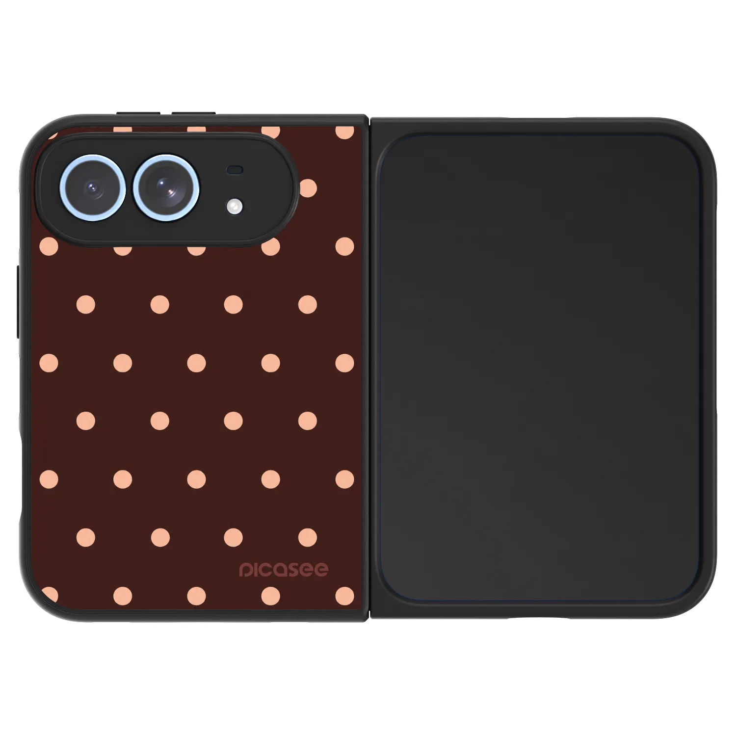 Picasee ULTIMATE CASE MagSafe pro Apple iPhone Duo - Peach Dots & Chocolate