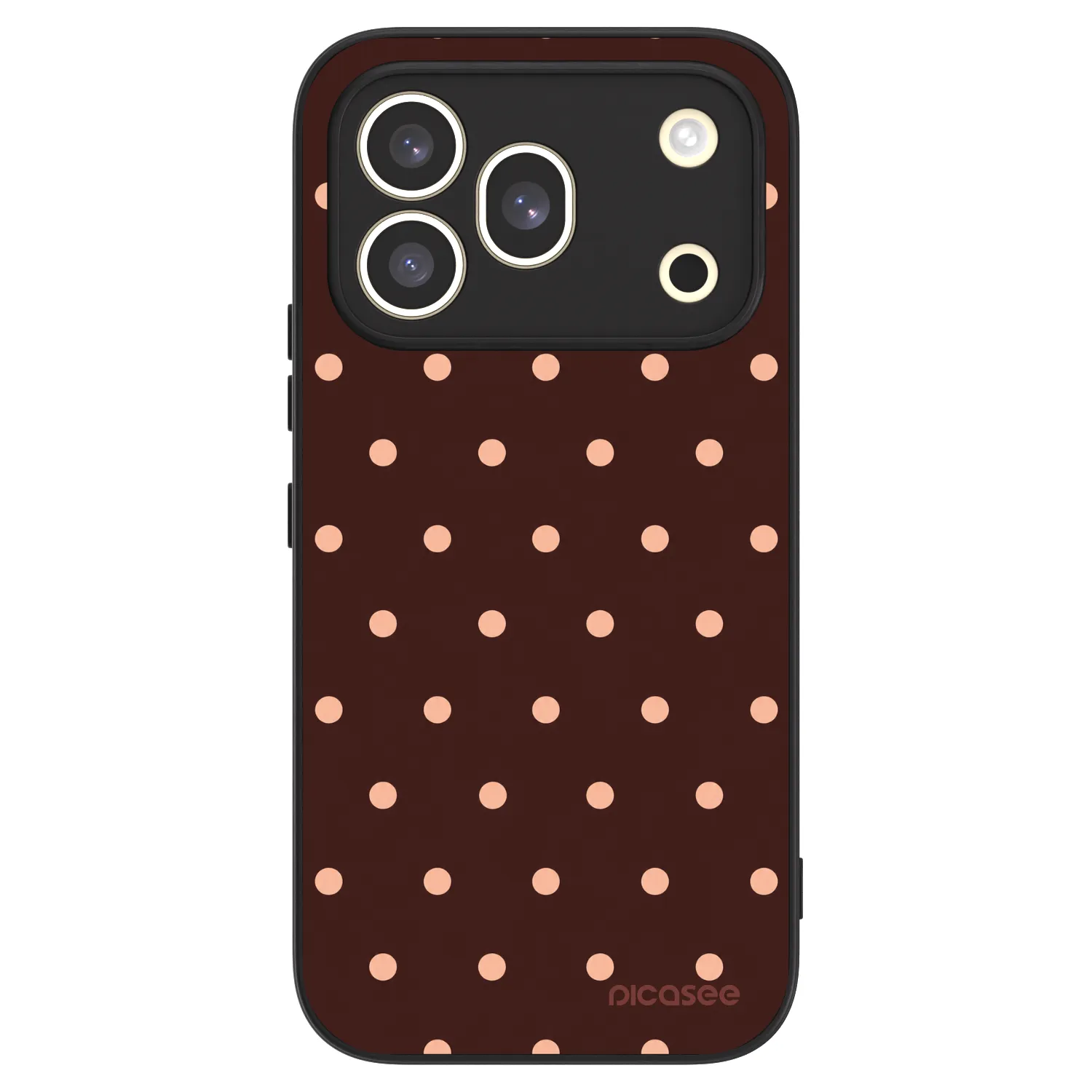 Picasee ULTIMATE CASE pro Honor 600 Pro - Peach Dots & Chocolate