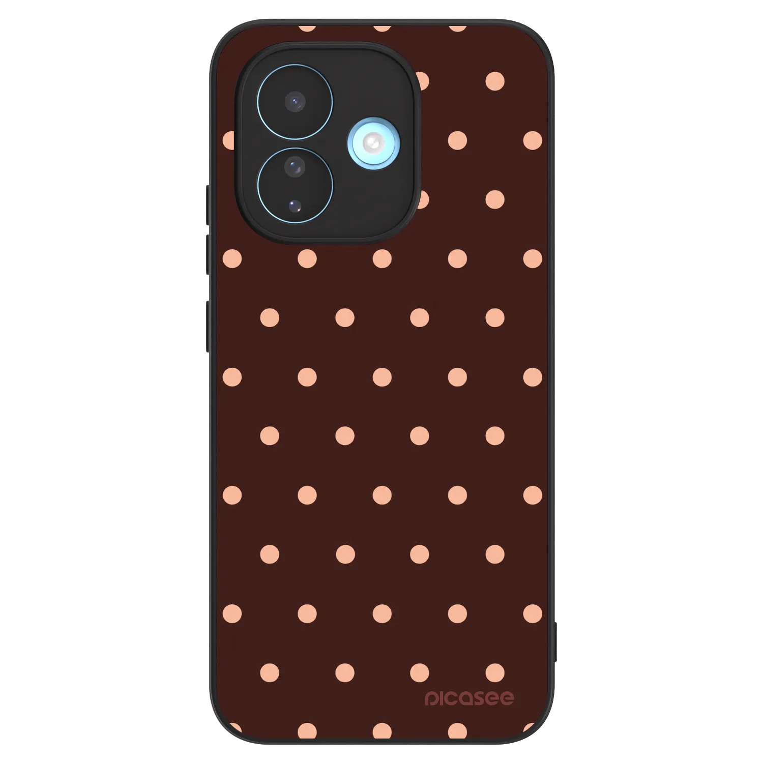 Picasee ULTIMATE CASE pro Xiaomi Redmi Note 17 Pro 5G - Peach Dots & Chocolate