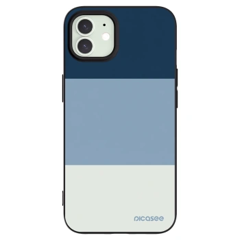 Picasee silikónový čierny obal pre Apple iPhone 12 - Coastal Blue
