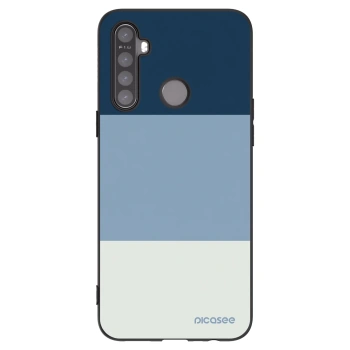 Picasee silikónový čierny obal pre Realme 6i - Coastal Blue