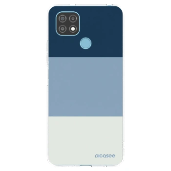 Picasee silikónový prehľadný obal pre Realme C21 - Coastal Blue