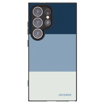 Picasee silikónový čierny obal pre Samsung Galaxy S24 Ultra S928B 5G - Coastal Blue