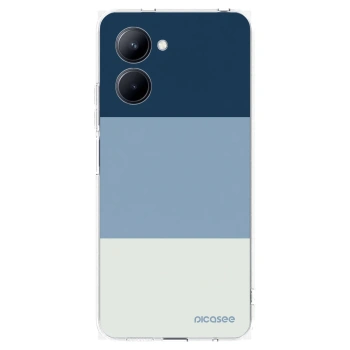 Picasee silikónový prehľadný obal pre Realme C33 (2023) - Coastal Blue