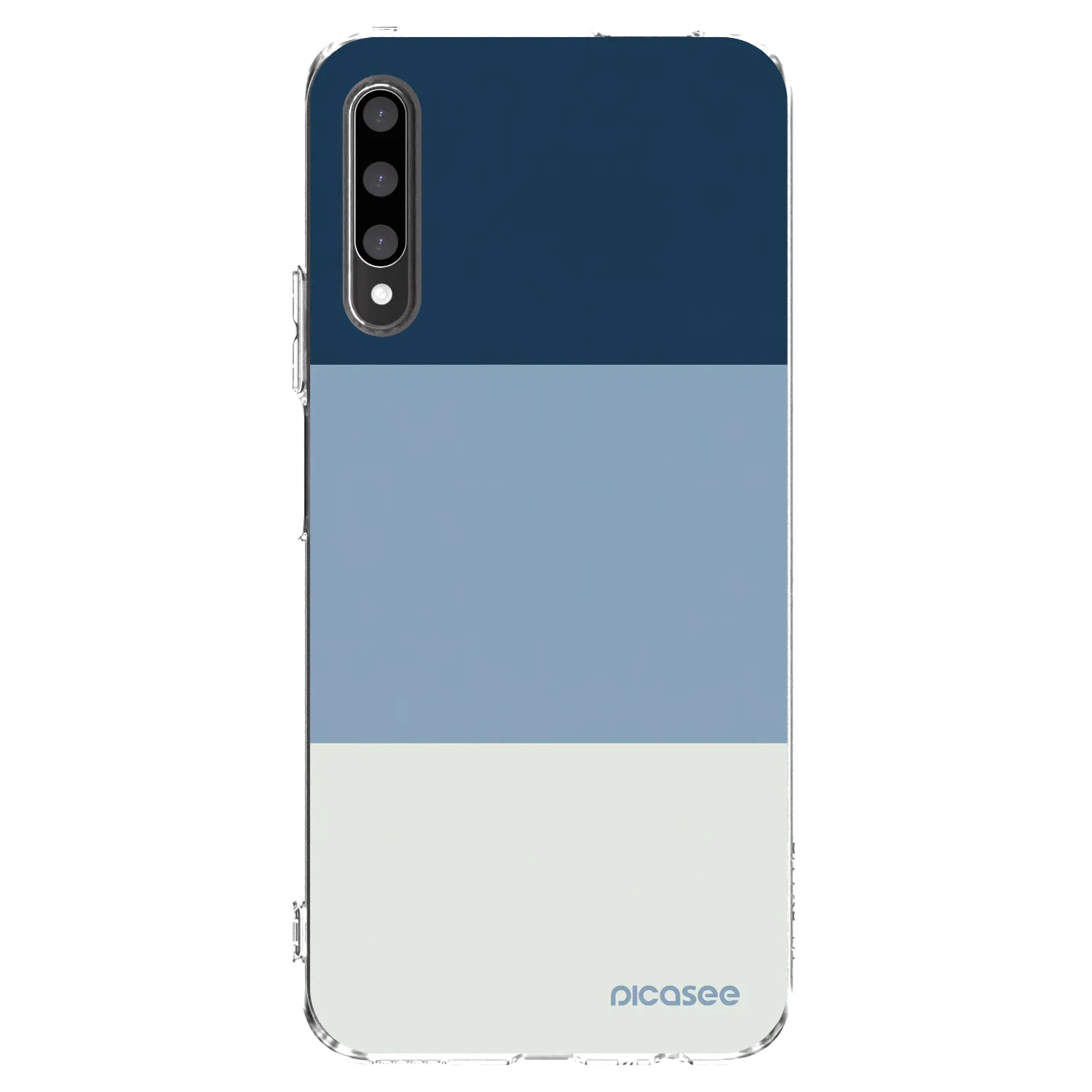 Picasee silikónový prehľadný obal pre Honor 9X Pro - Coastal Blue