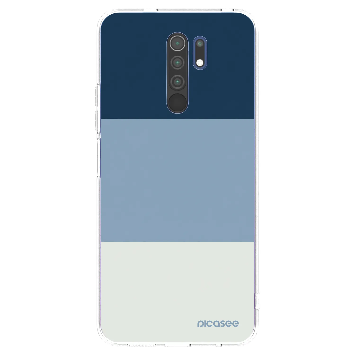 Picasee silikónový prehľadný obal pre Xiaomi Redmi 9 - Coastal Blue