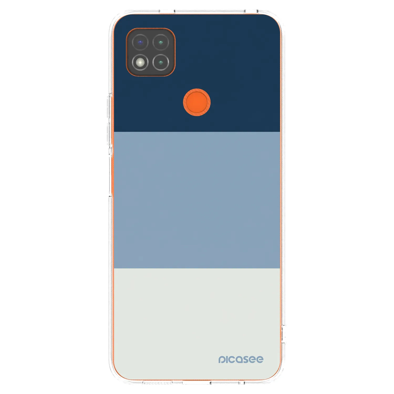 Picasee silikónový prehľadný obal pre Xiaomi Redmi 9C - Coastal Blue