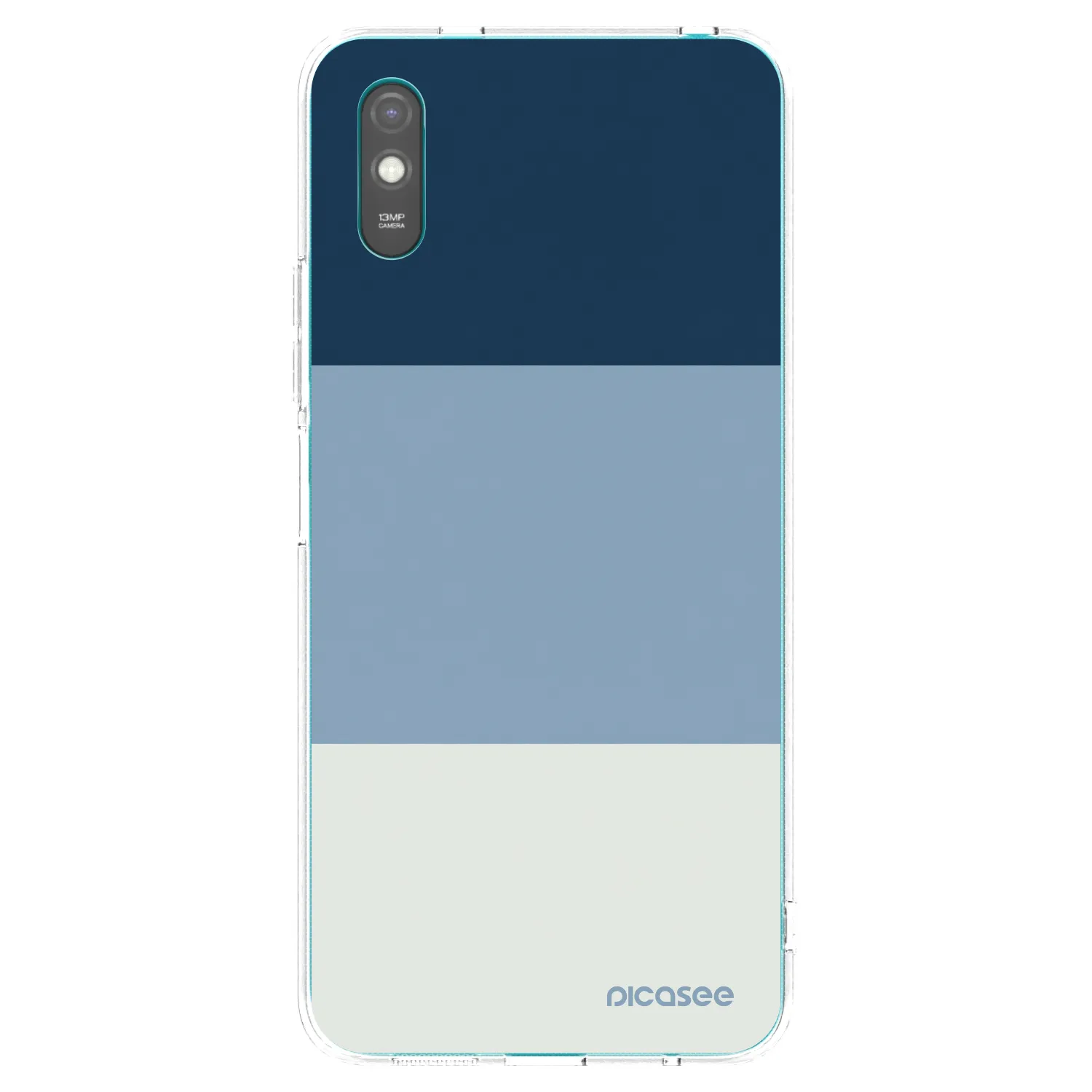 Picasee silikónový prehľadný obal pre Xiaomi Redmi 9A - Coastal Blue