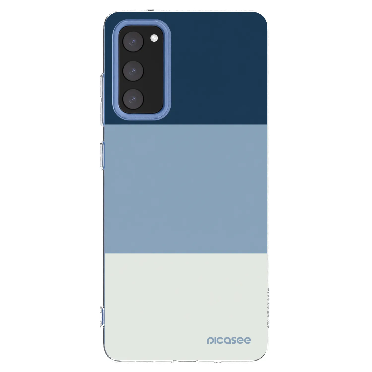 Picasee silikónový prehľadný obal pre Samsung Galaxy S20 FE - Coastal Blue