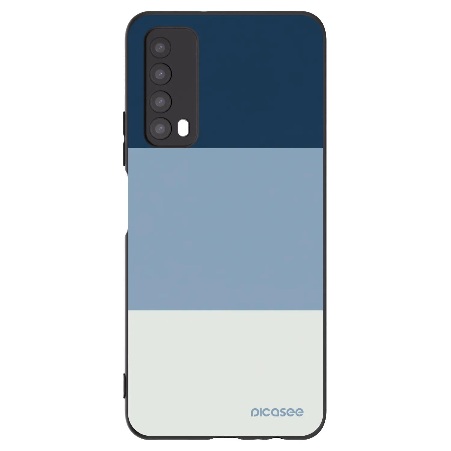 Picasee silikónový čierny obal pre Huawei P Smart 2021 - Coastal Blue