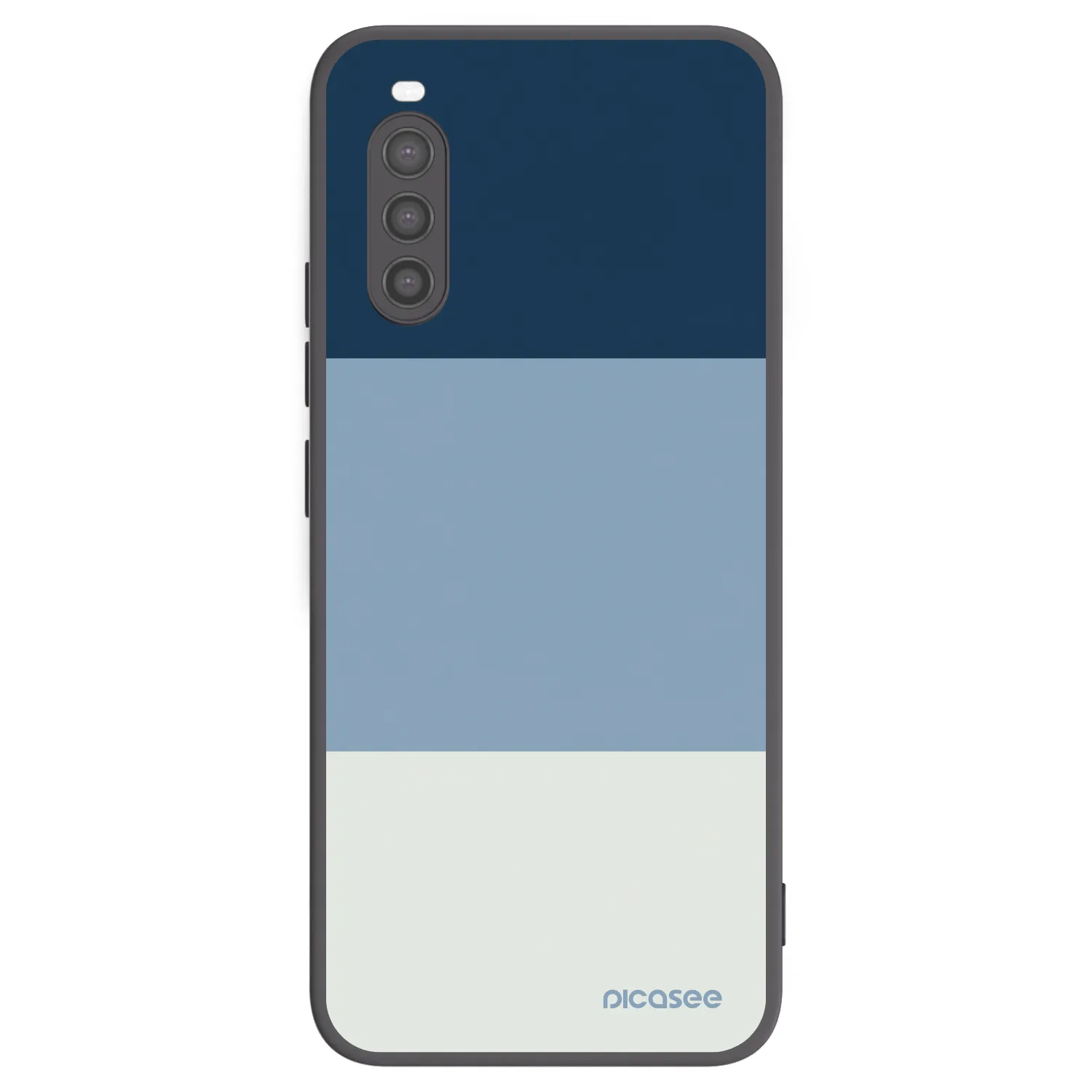 Picasee silikónový čierny obal pre Sony Xperia 10 II - Coastal Blue