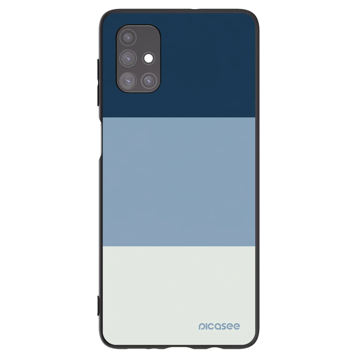 Picasee silikónový čierny obal pre Samsung Galaxy M51 M515F - Coastal Blue