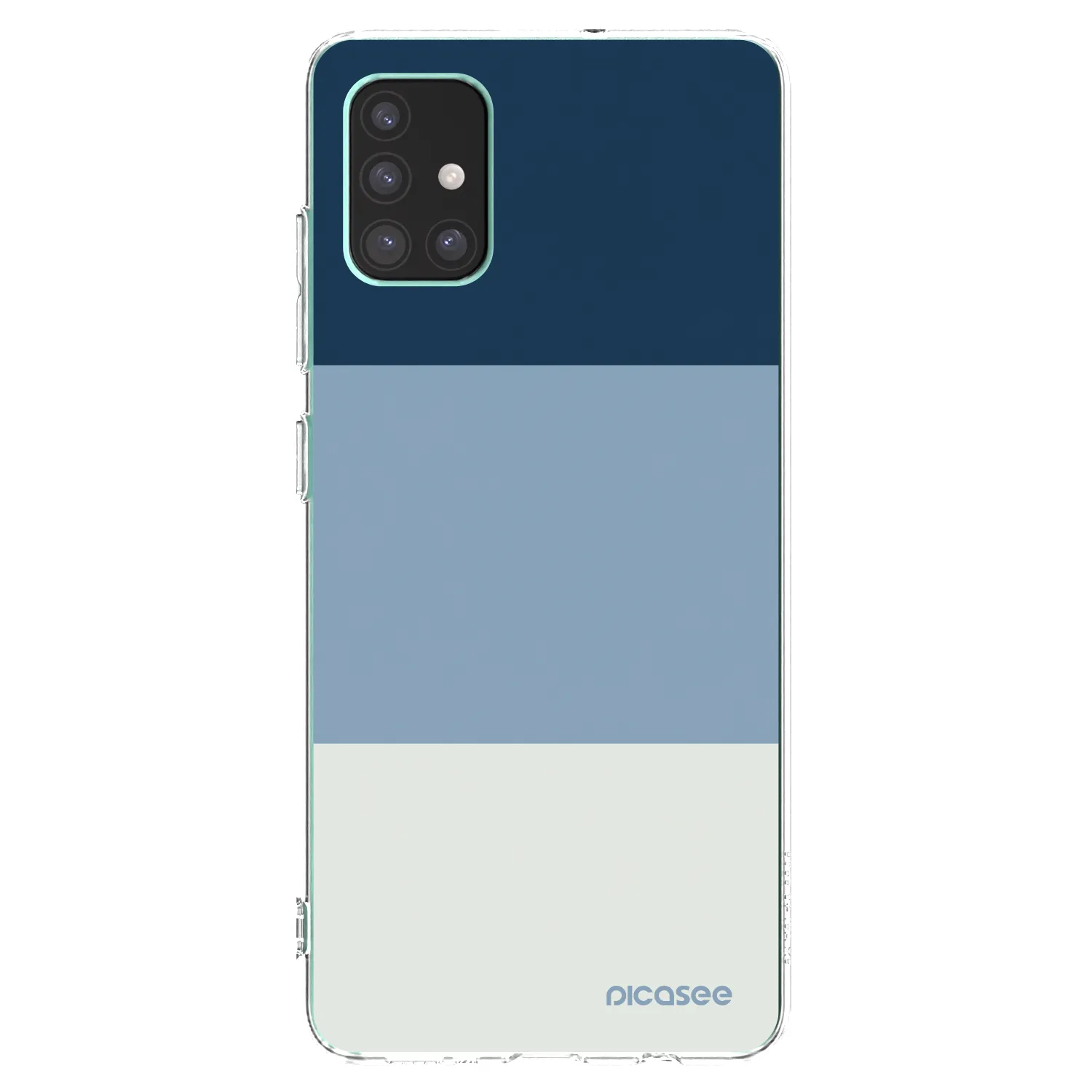 Picasee silikónový prehľadný obal pre Samsung Galaxy M51 M515F - Coastal Blue