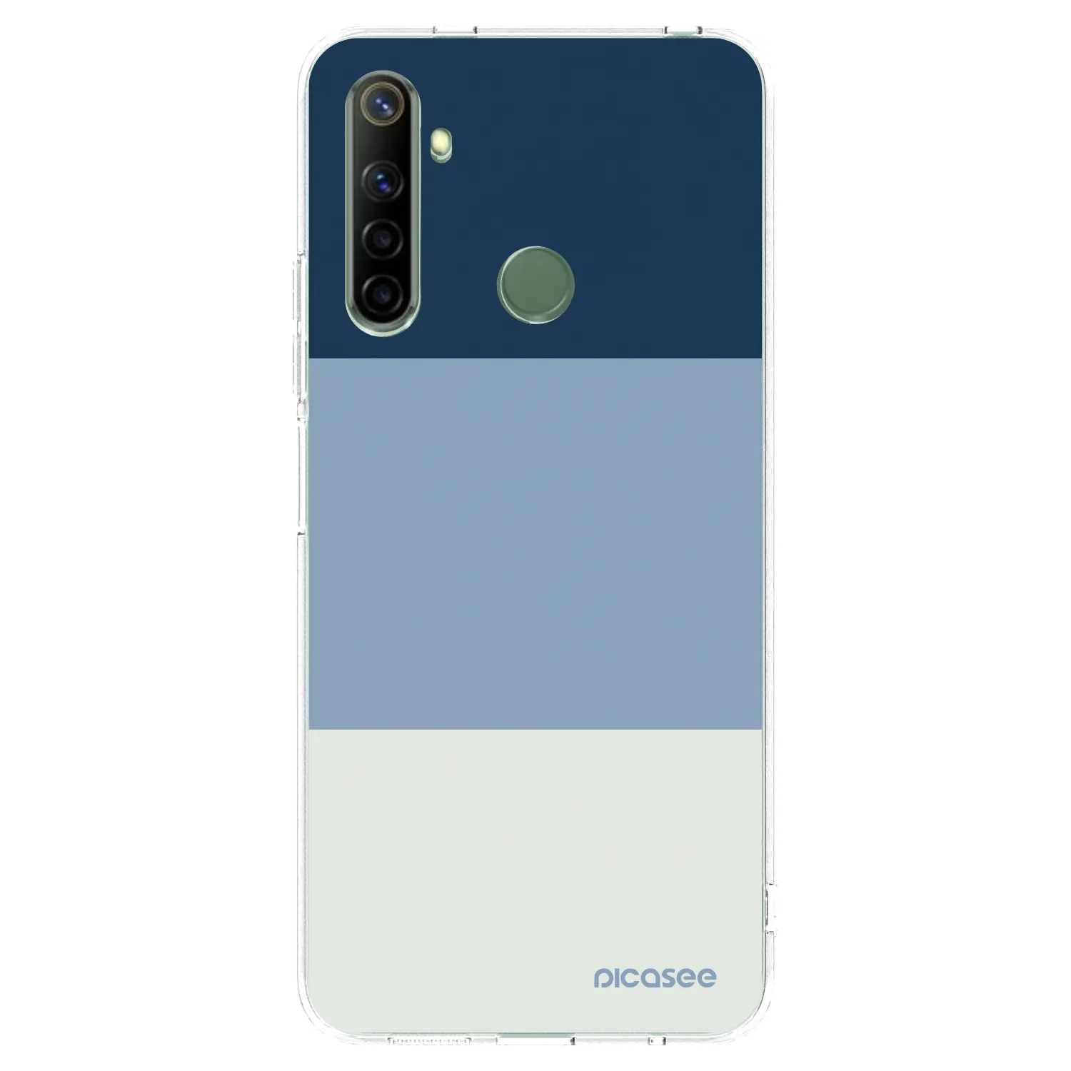 Picasee silikónový prehľadný obal pre Realme 6i - Coastal Blue