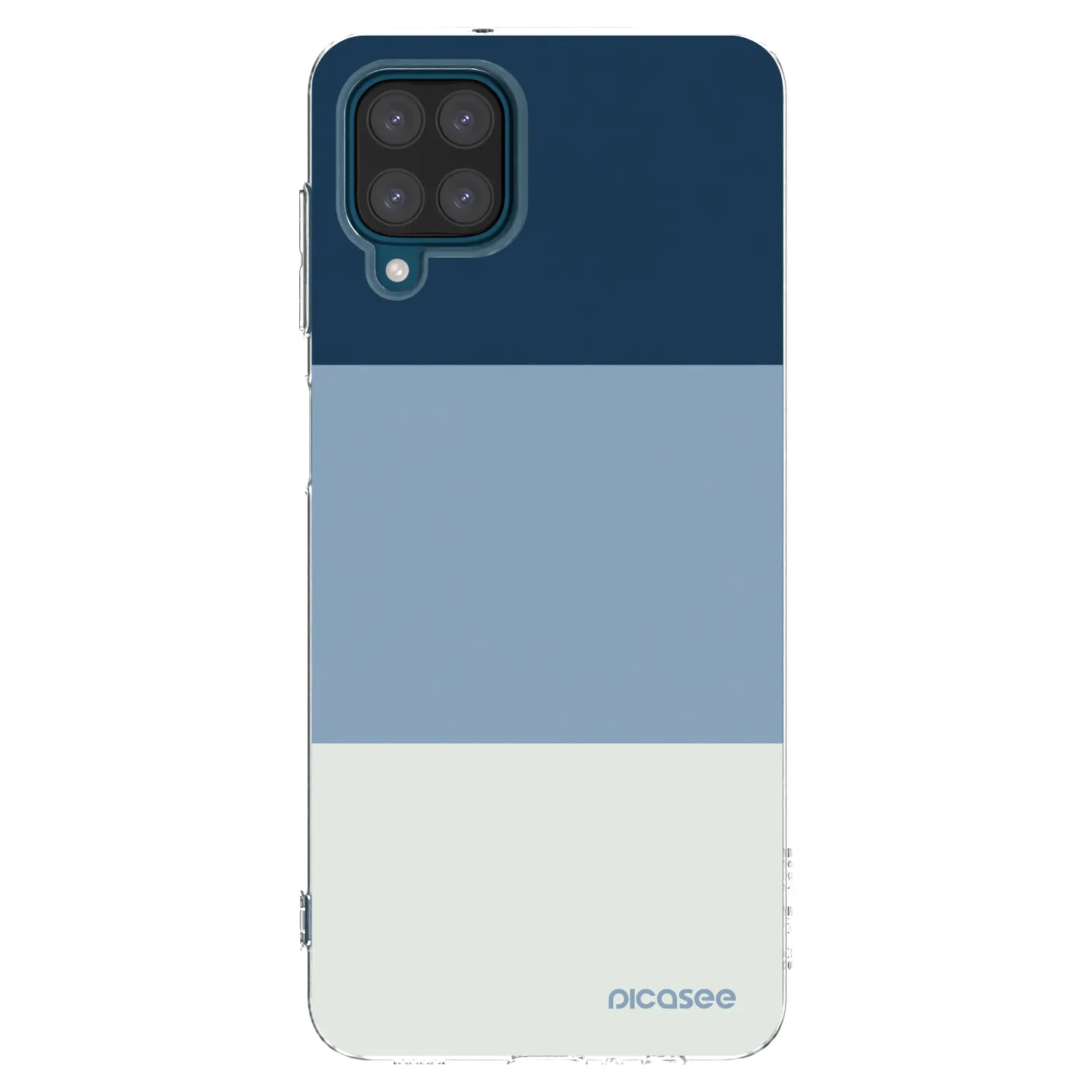 Picasee silikónový prehľadný obal pre Samsung Galaxy A12 A125F - Coastal Blue