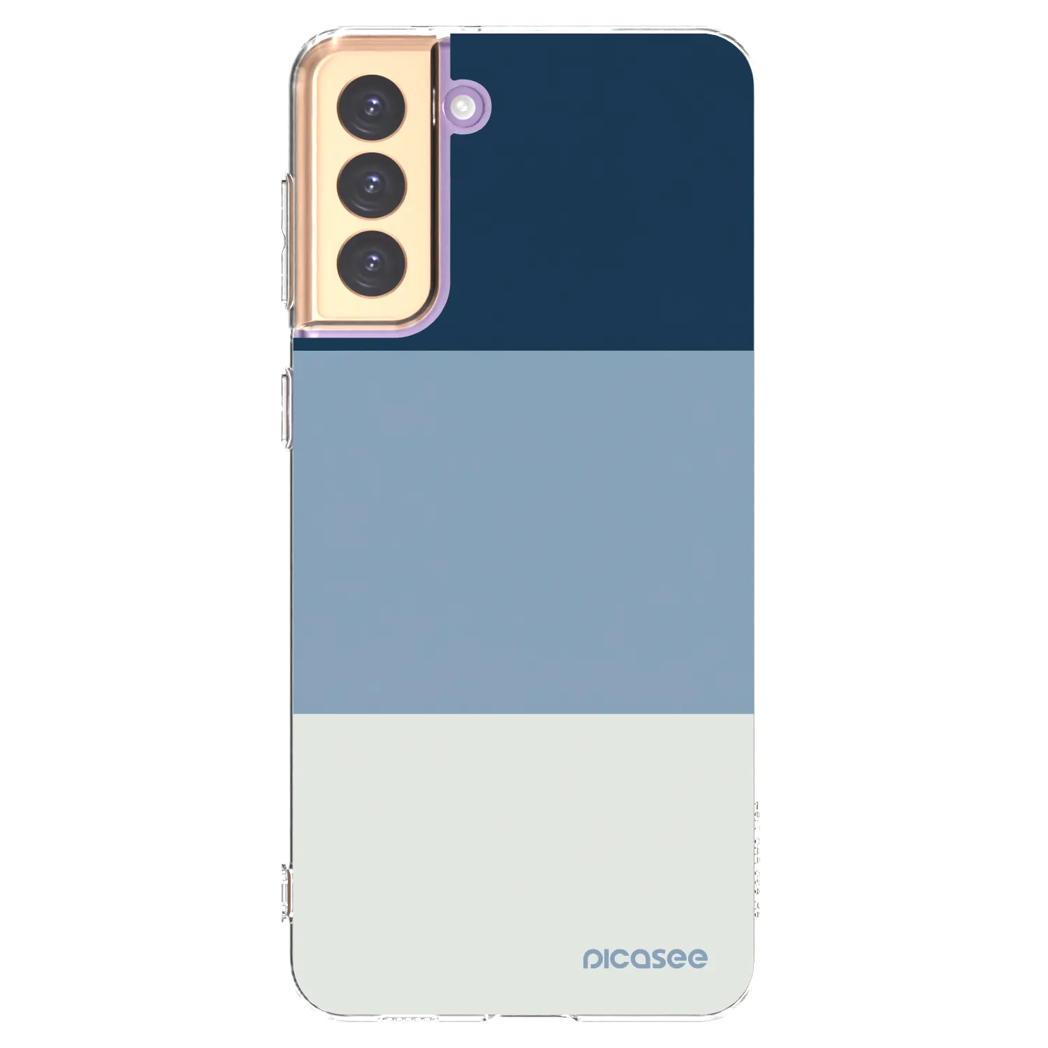 Picasee silikónový prehľadný obal pre Samsung Galaxy S21+ 5G G996F - Coastal Blue
