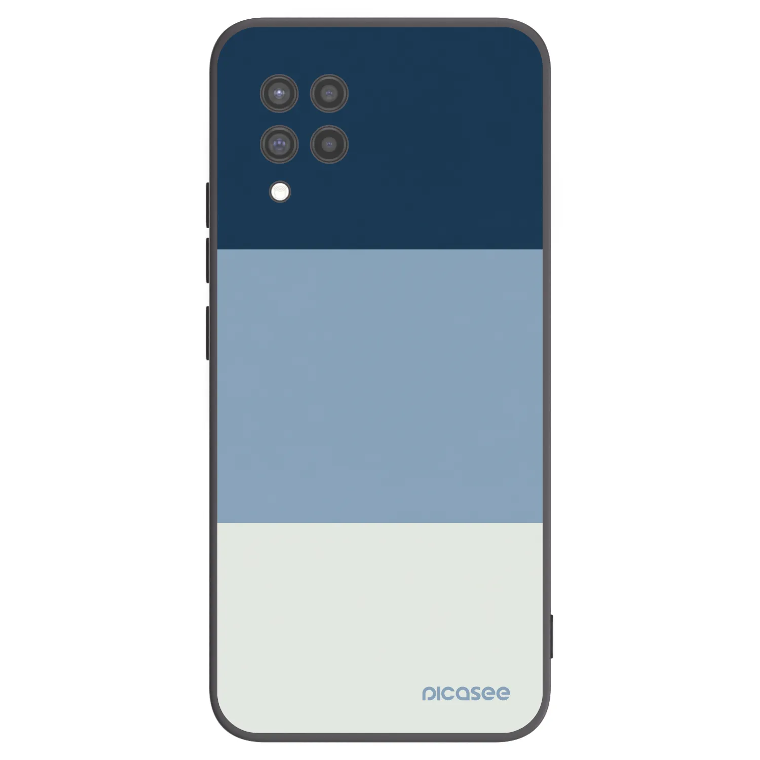 Picasee silikónový čierny obal pre Samsung Galaxy A42 A426B - Coastal Blue