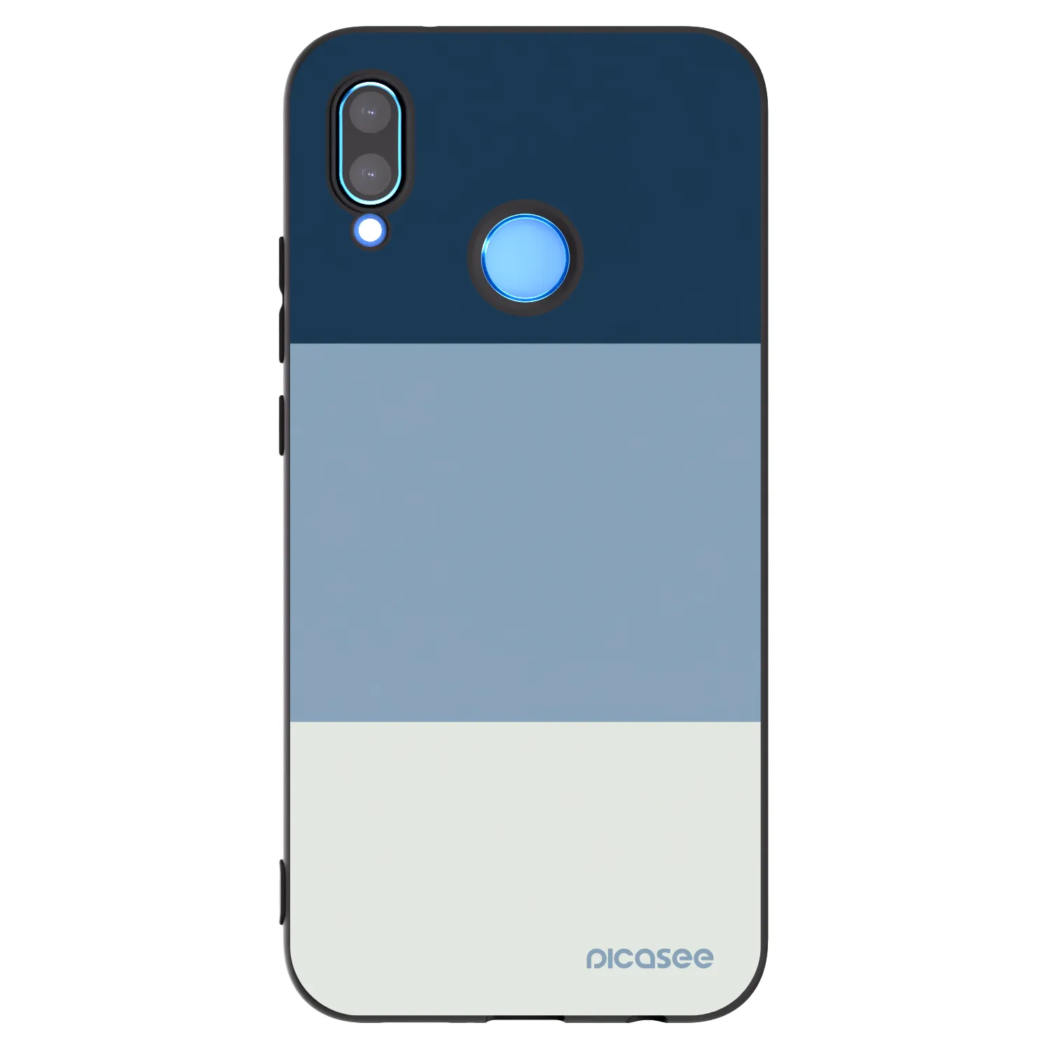 Picasee silikónový čierny obal pre Huawei P20 Lite - Coastal Blue