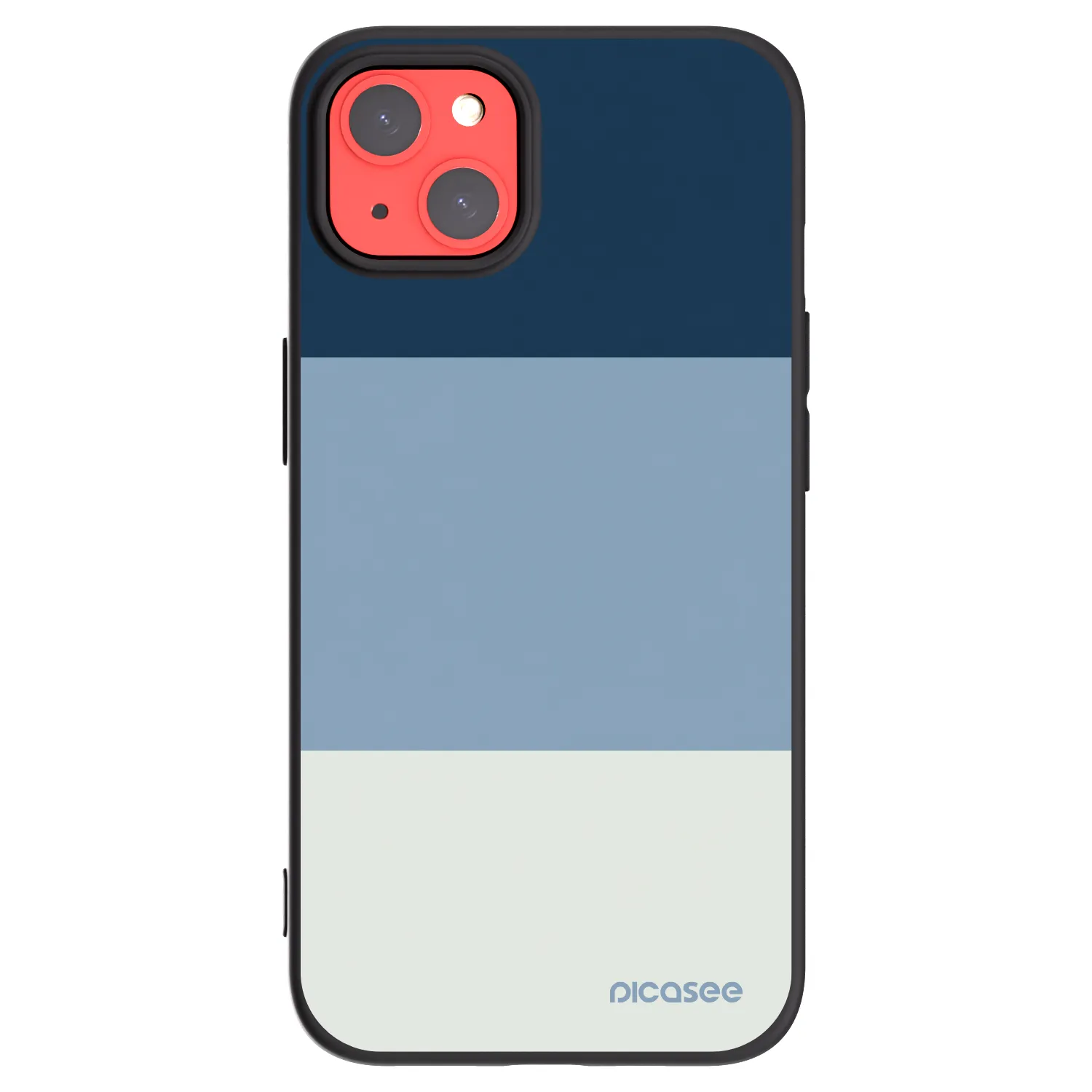 Picasee silikónový čierny obal pre Apple iPhone 13 - Coastal Blue