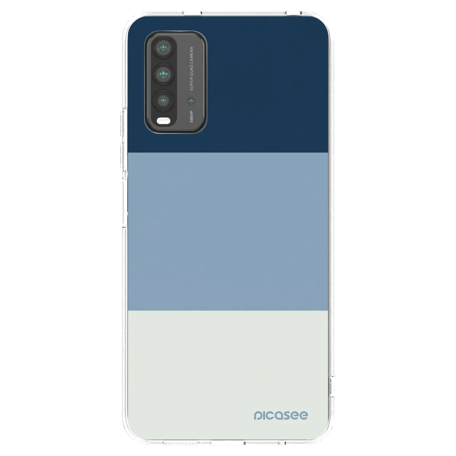 Picasee silikónový prehľadný obal pre Xiaomi Redmi 9T - Coastal Blue