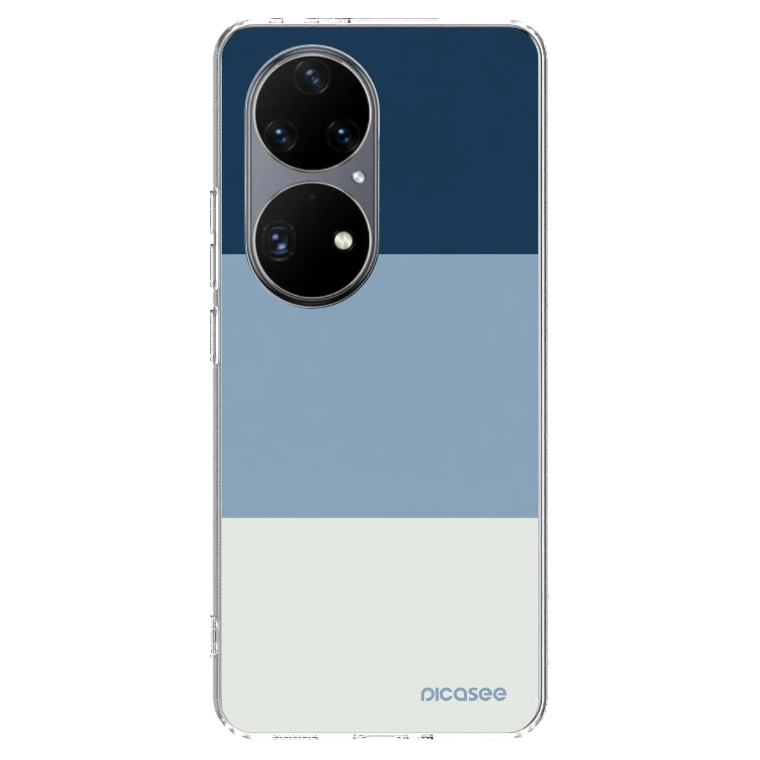 Picasee silikónový prehľadný obal pre Huawei P50 - Coastal Blue
