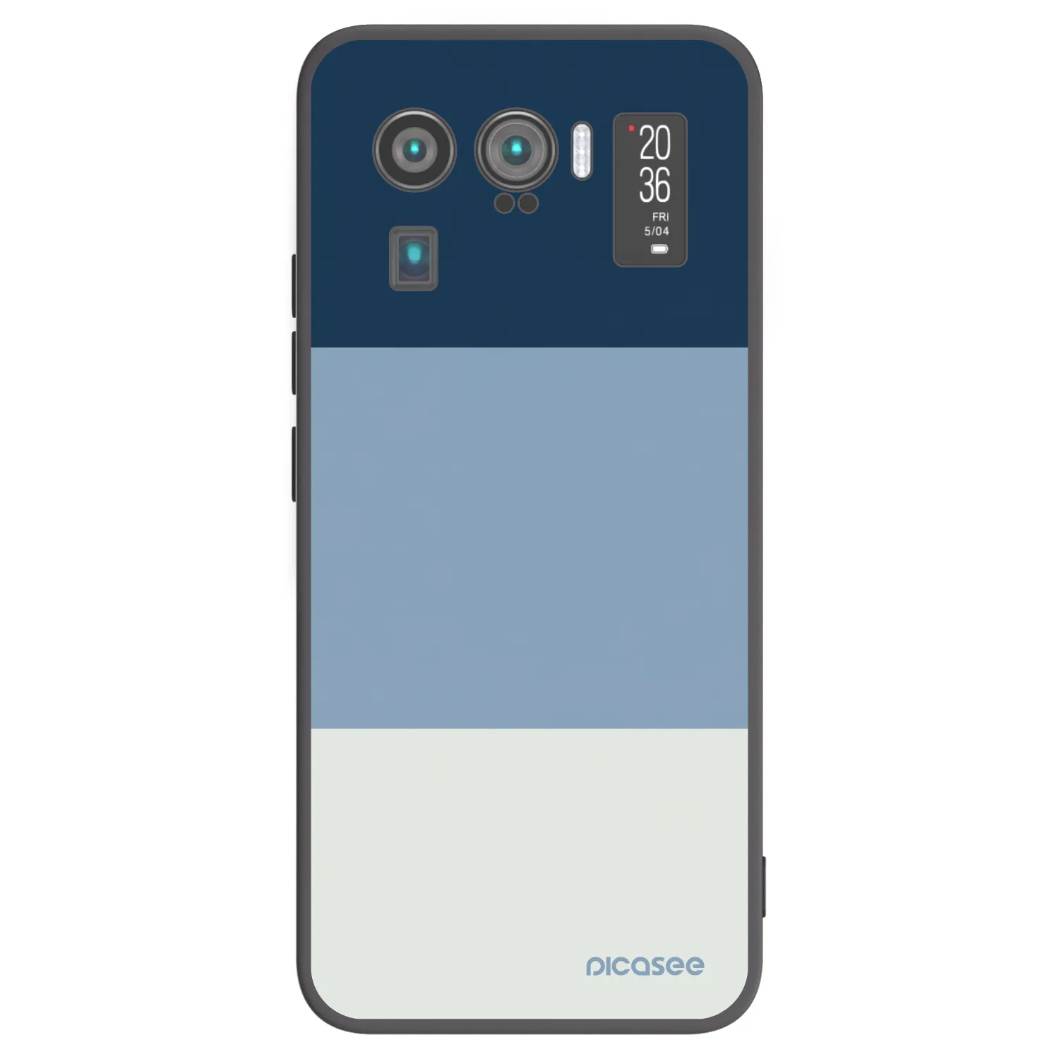 Picasee silikónový čierny obal pre Xiaomi Mi 11 Ultra - Coastal Blue