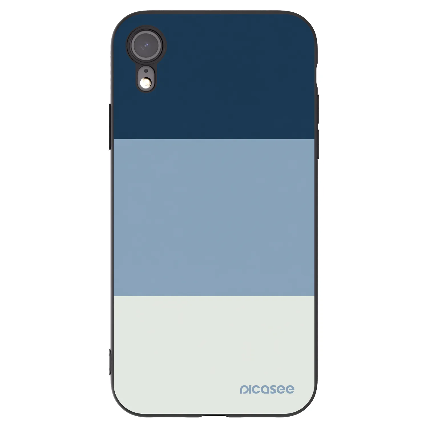 Picasee silikónový čierny obal pre Apple iPhone XR - Coastal Blue