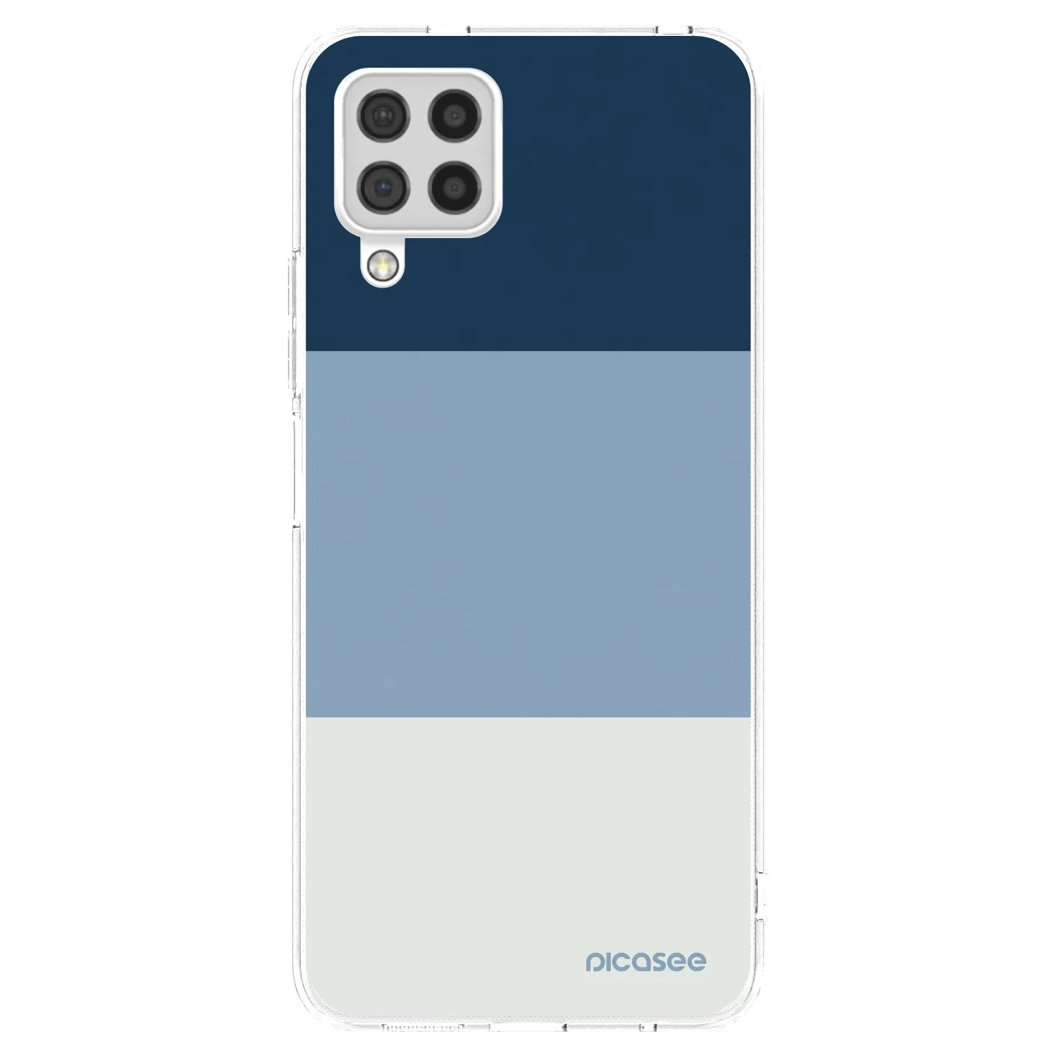 Picasee silikónový prehľadný obal pre Samsung Galaxy A22 A225F 4G - Coastal Blue