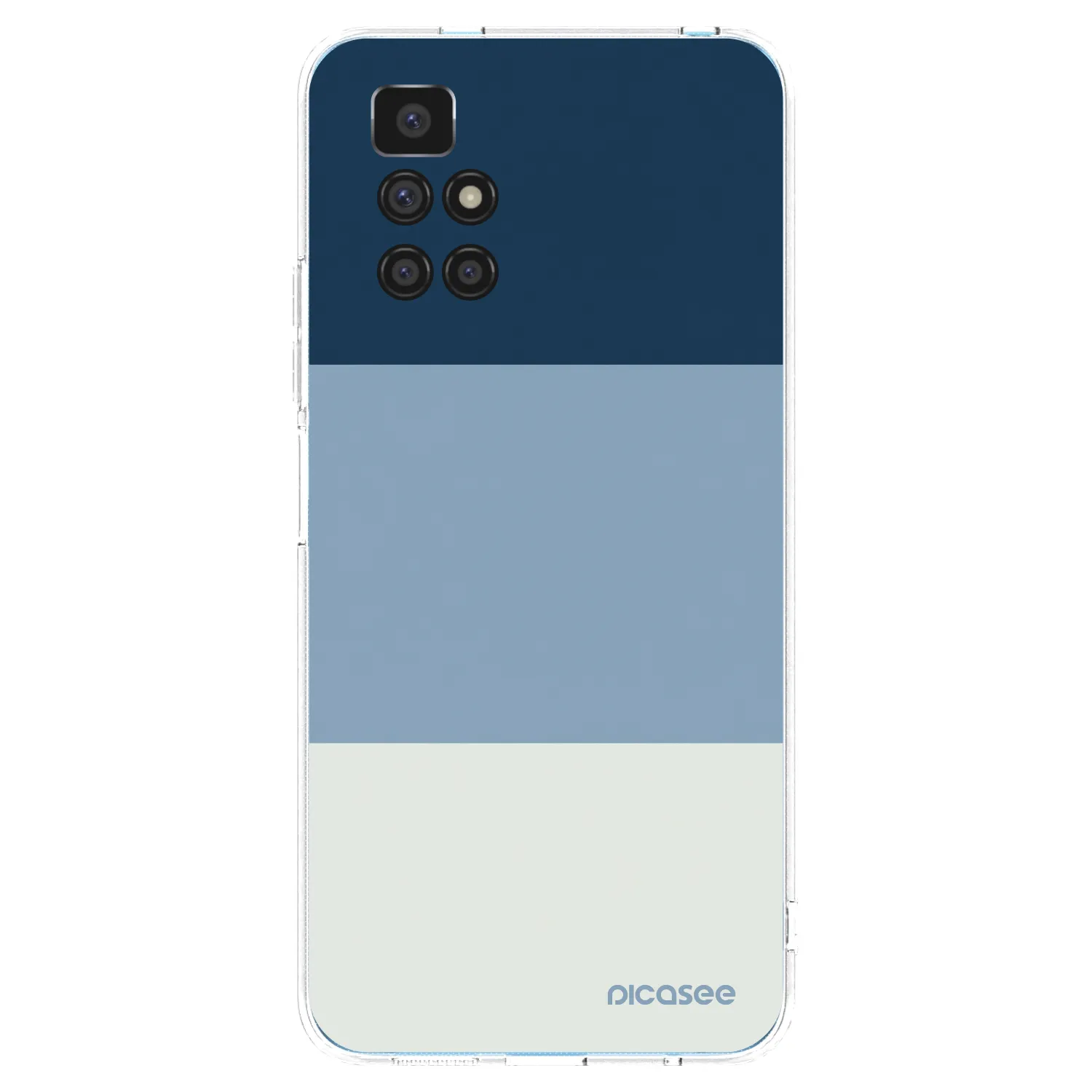 Picasee silikónový prehľadný obal pre Xiaomi Redmi 10 - Coastal Blue