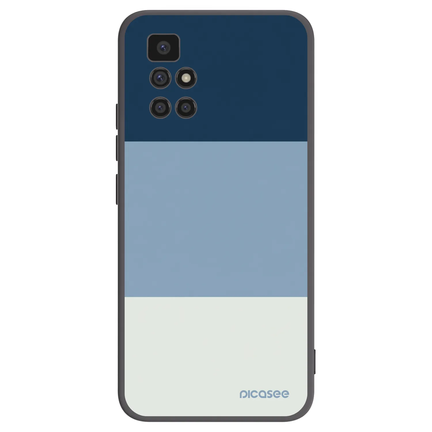 Picasee silikónový čierny obal pre Xiaomi Redmi 10 - Coastal Blue