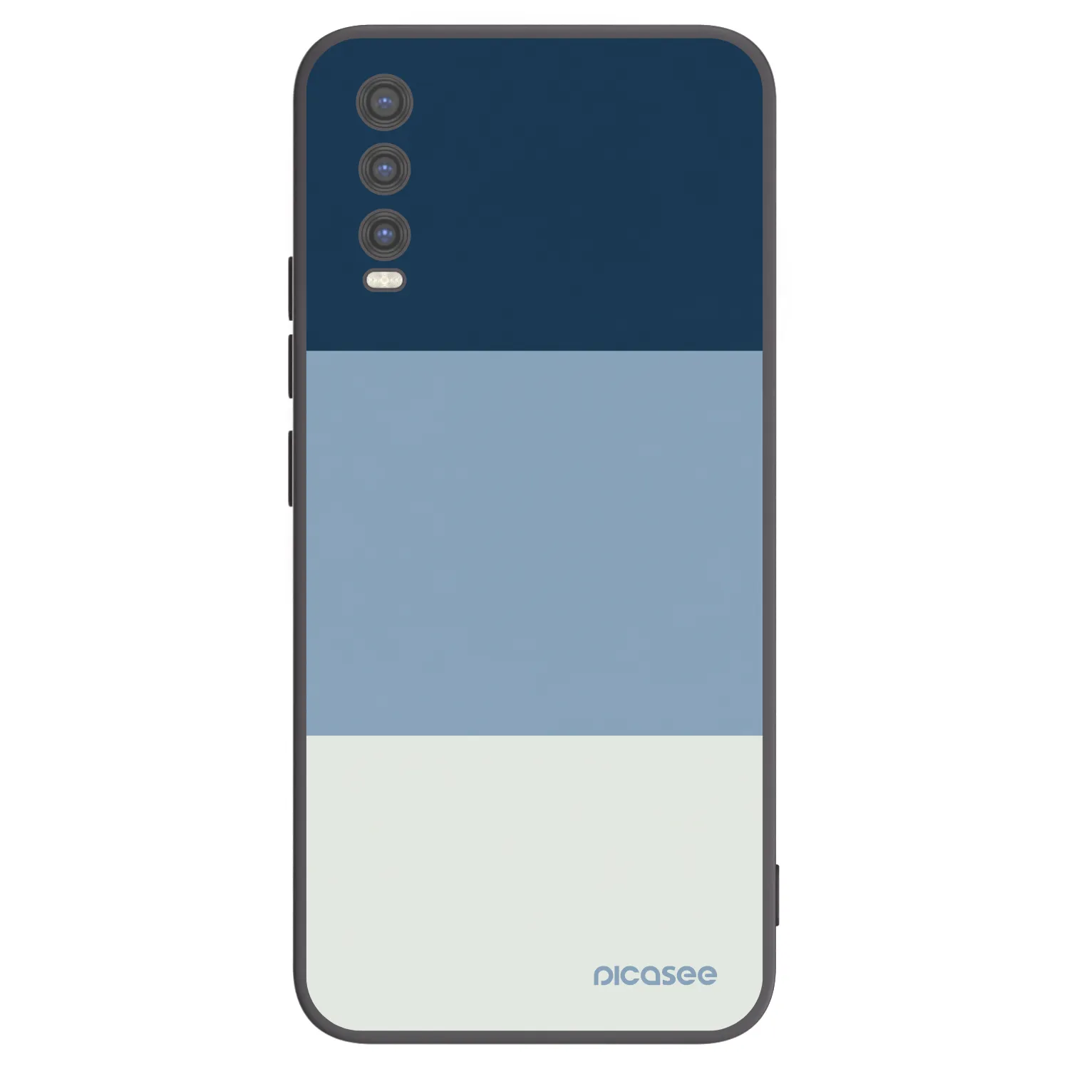 Picasee silikónový čierny obal pre Vivo Y20s - Coastal Blue